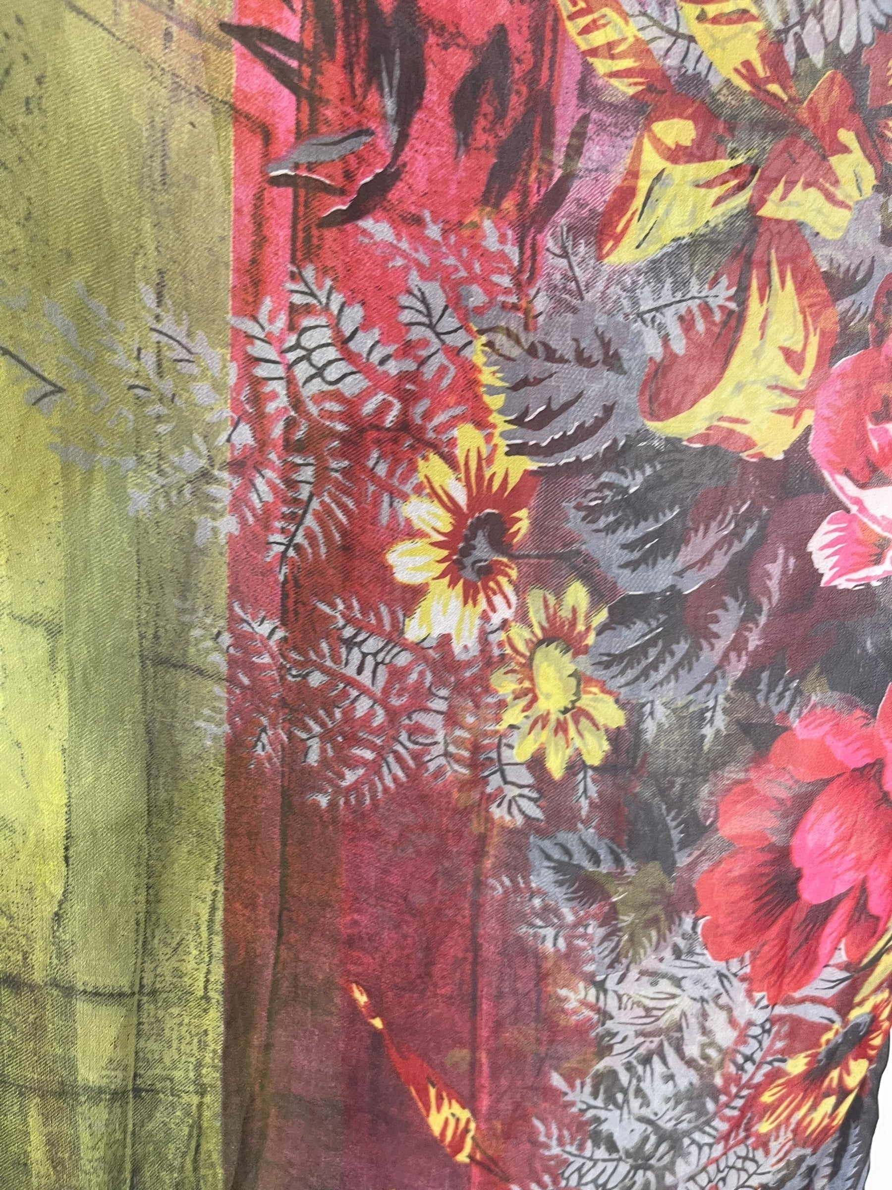 PREVIEW PRG8259 Sheer Avatar Pure Silk Midi Length Kaftan by FEBRUARY2026 – Handmade ethical Midi Length Kaftan from sariKNOTsari using upcycled silk. Designed in Canada for travel and slow fashion, loved from Toronto to LA to Sydney.