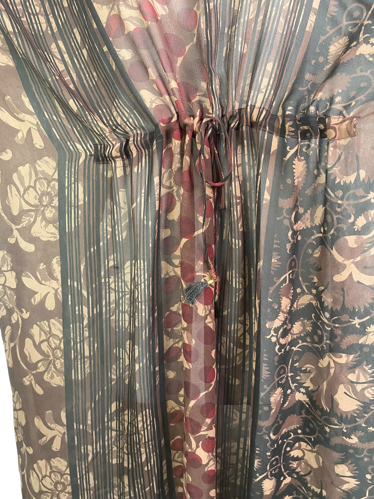 Releases Sunday at 8pm EST PRG9134 Sheer Avatar Pure Silk Maxi Kaftan