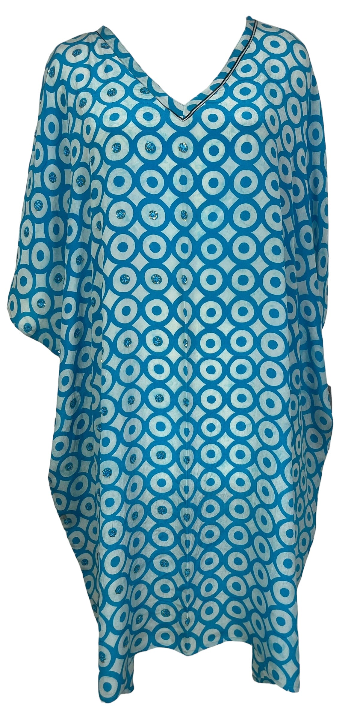 PREVIEW PRC8252 Wabi Sabi Pure Silk Midi Length Kaftan