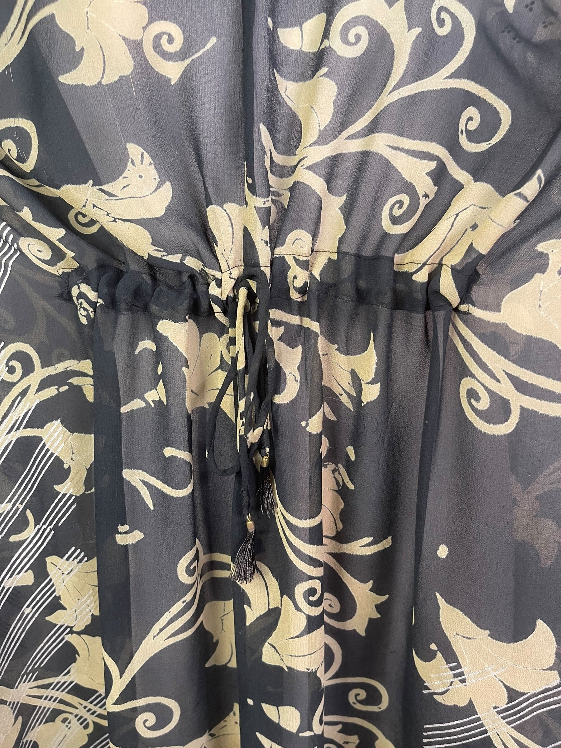 Releases Sunday August 9th at 8pm EST PRG9139 Sheer Wabi Sabi Pure Silk Maxi Kaftan