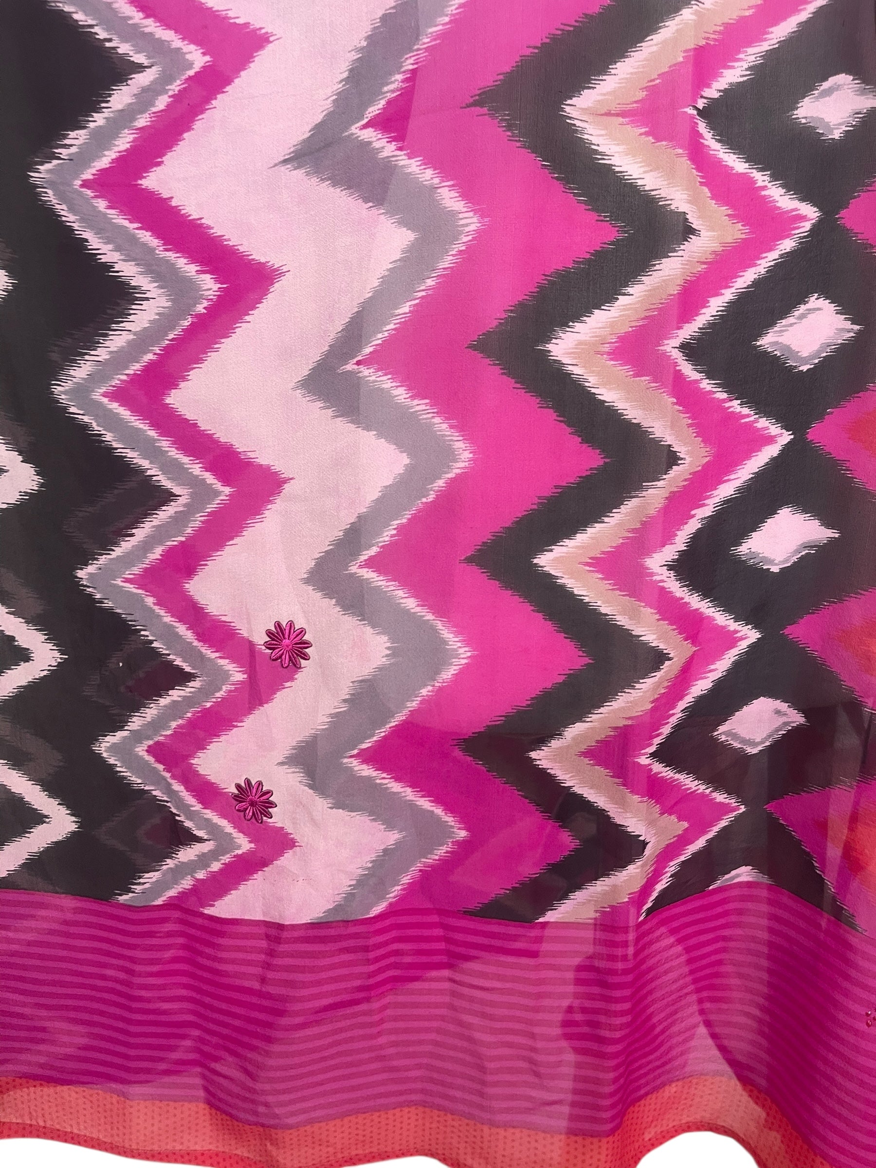 PREVIEW PRG8576 Sheer Wabi Sabi Pure Silk Midi Length Kaftan