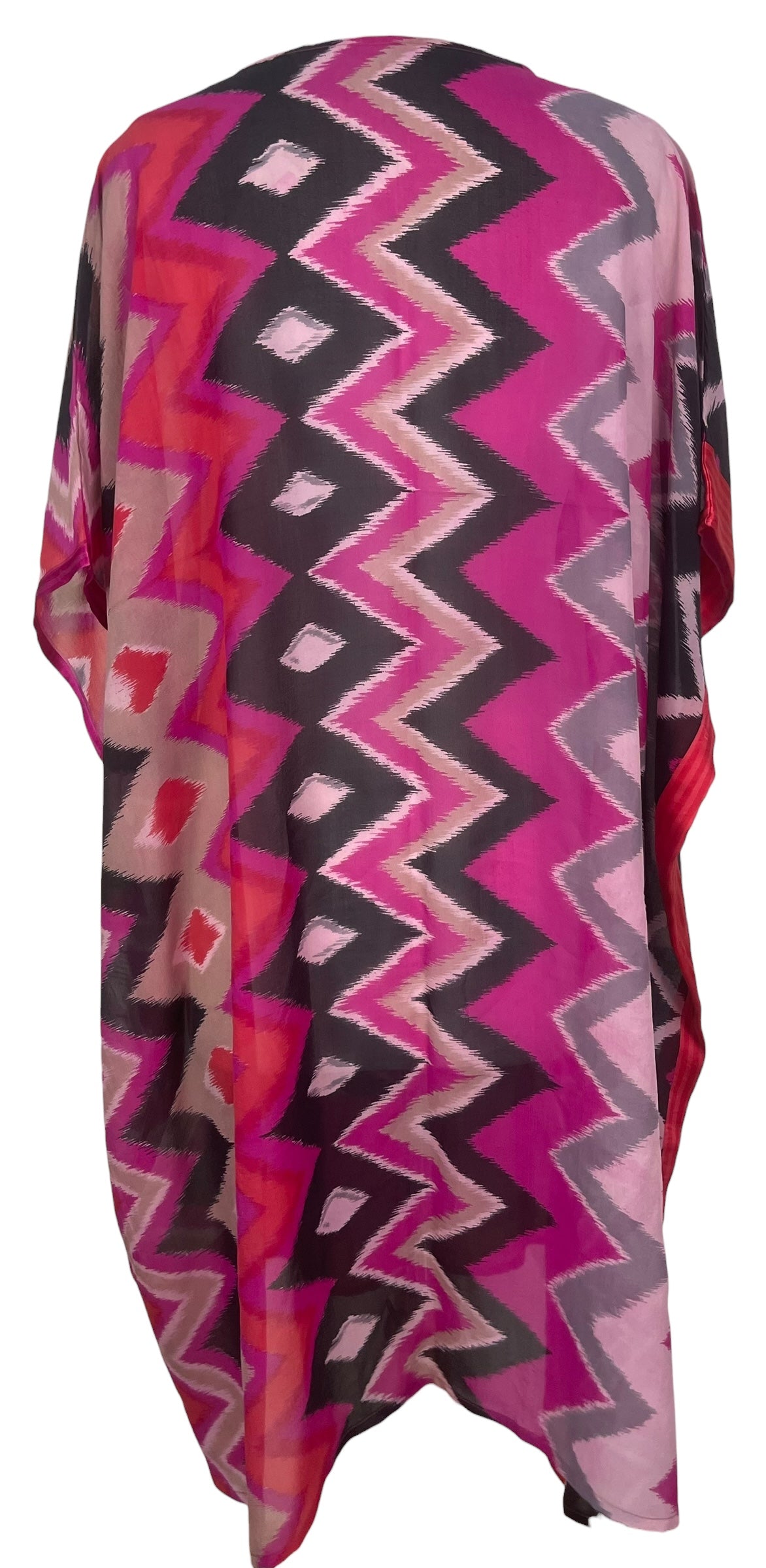 PREVIEW PRG8576 Sheer Wabi Sabi Pure Silk Midi Length Kaftan