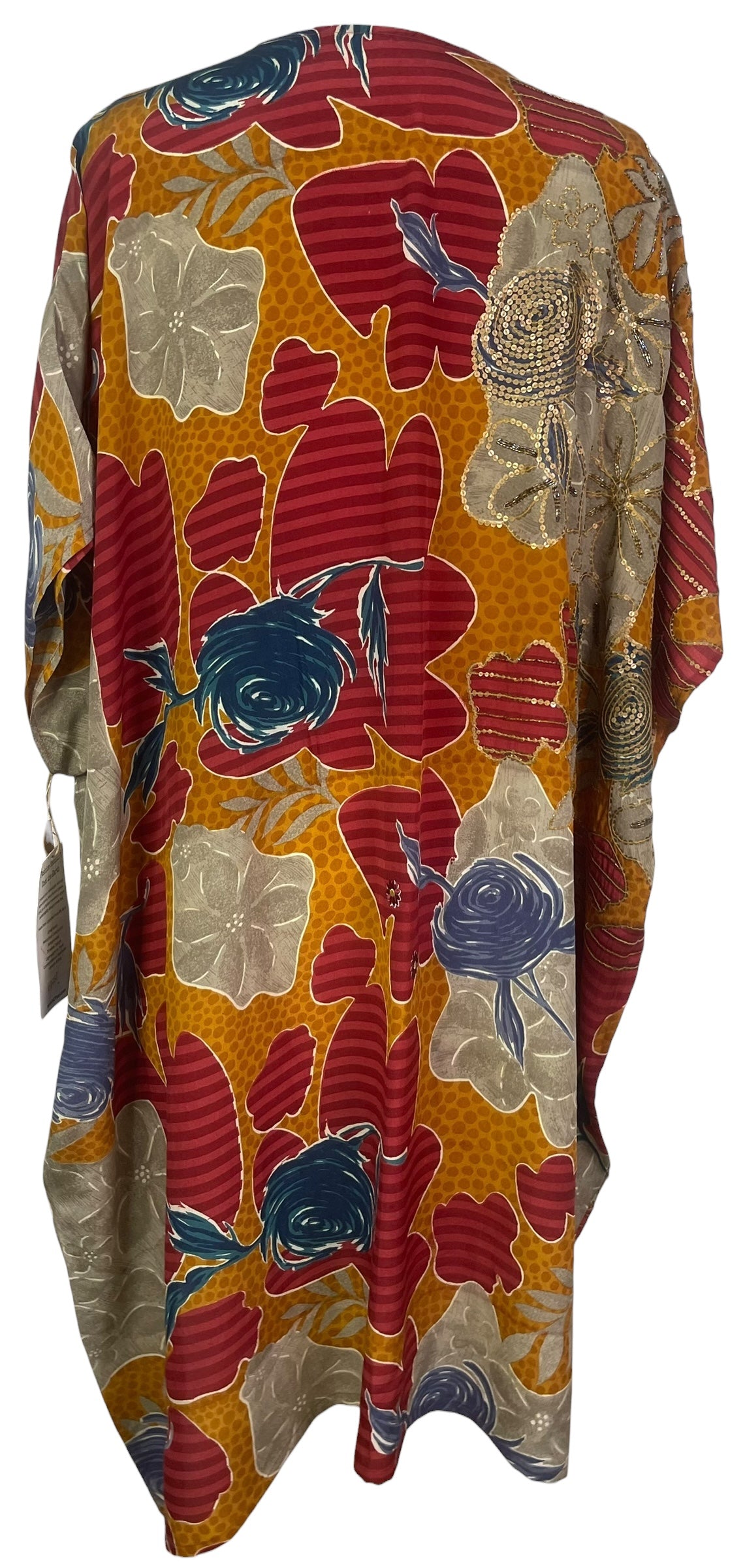 PREVIEW PRC8255 Wabi Sabi Pure Silk Midi Length Kaftan