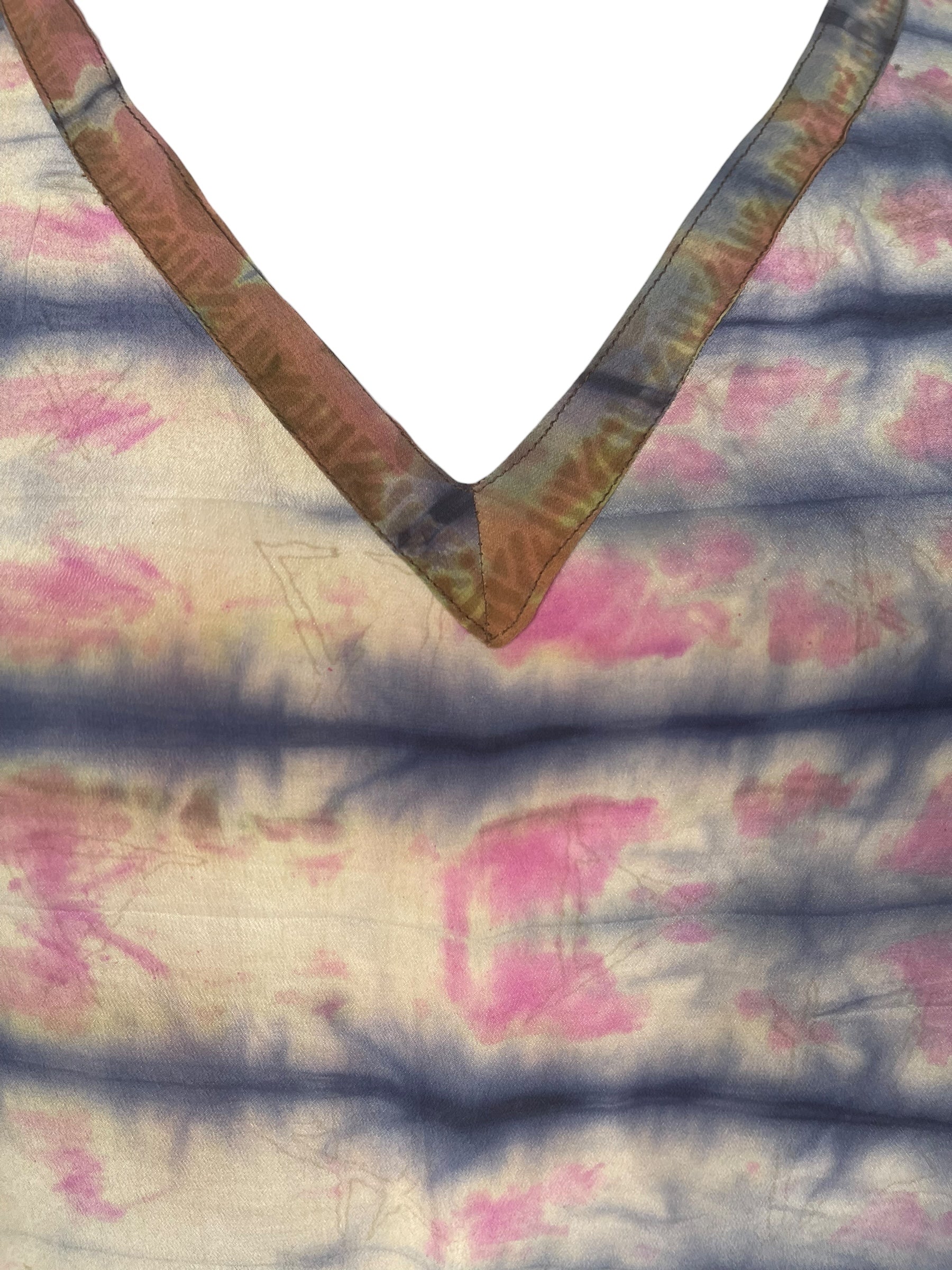 PREVIEW PRC8543 Wabi Sabi Pure Silk Midi Length Kaftan