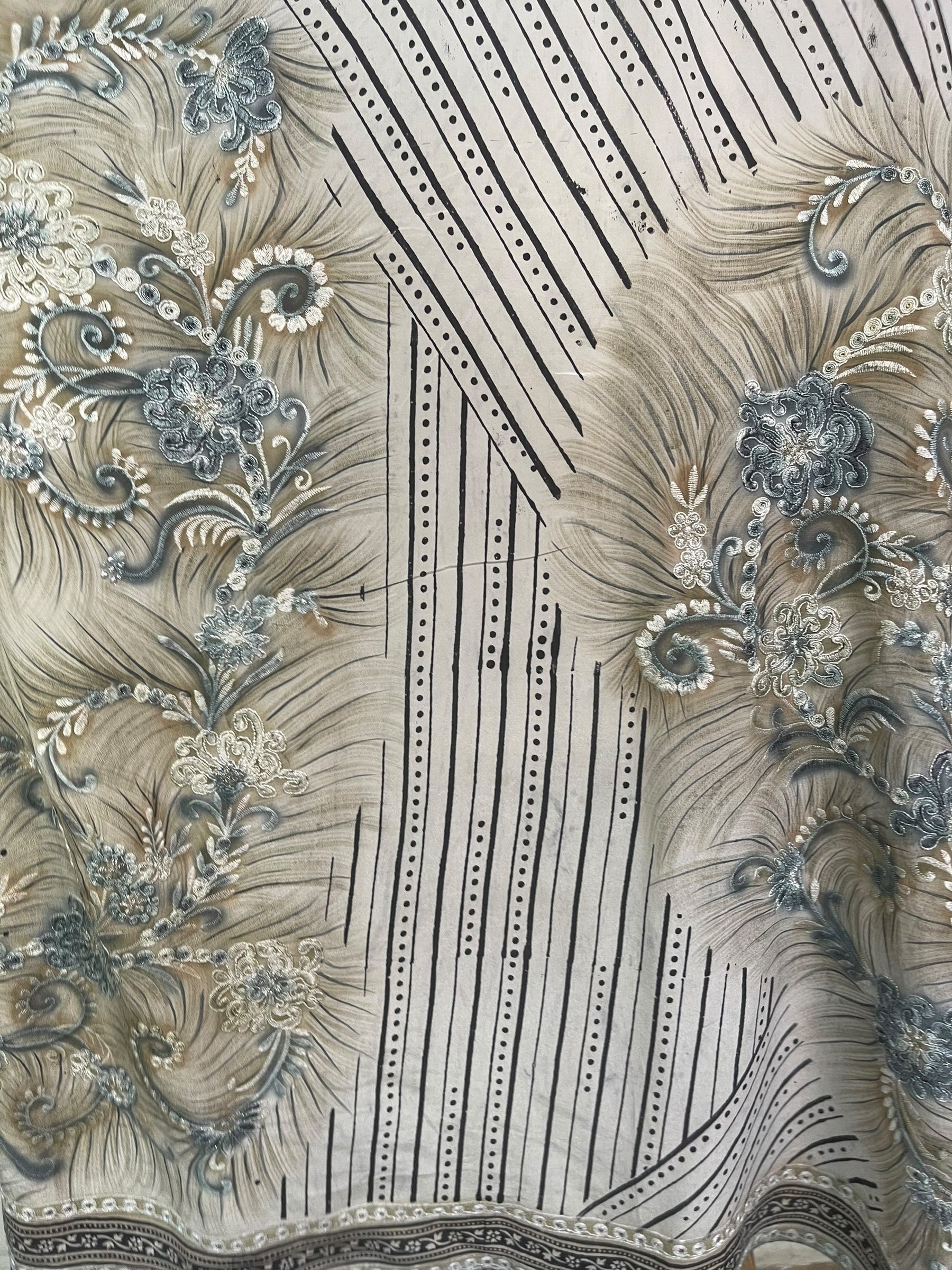 PREVIEW PRC8298 Wabi Sabi Pure Silk Midi Length Kaftan