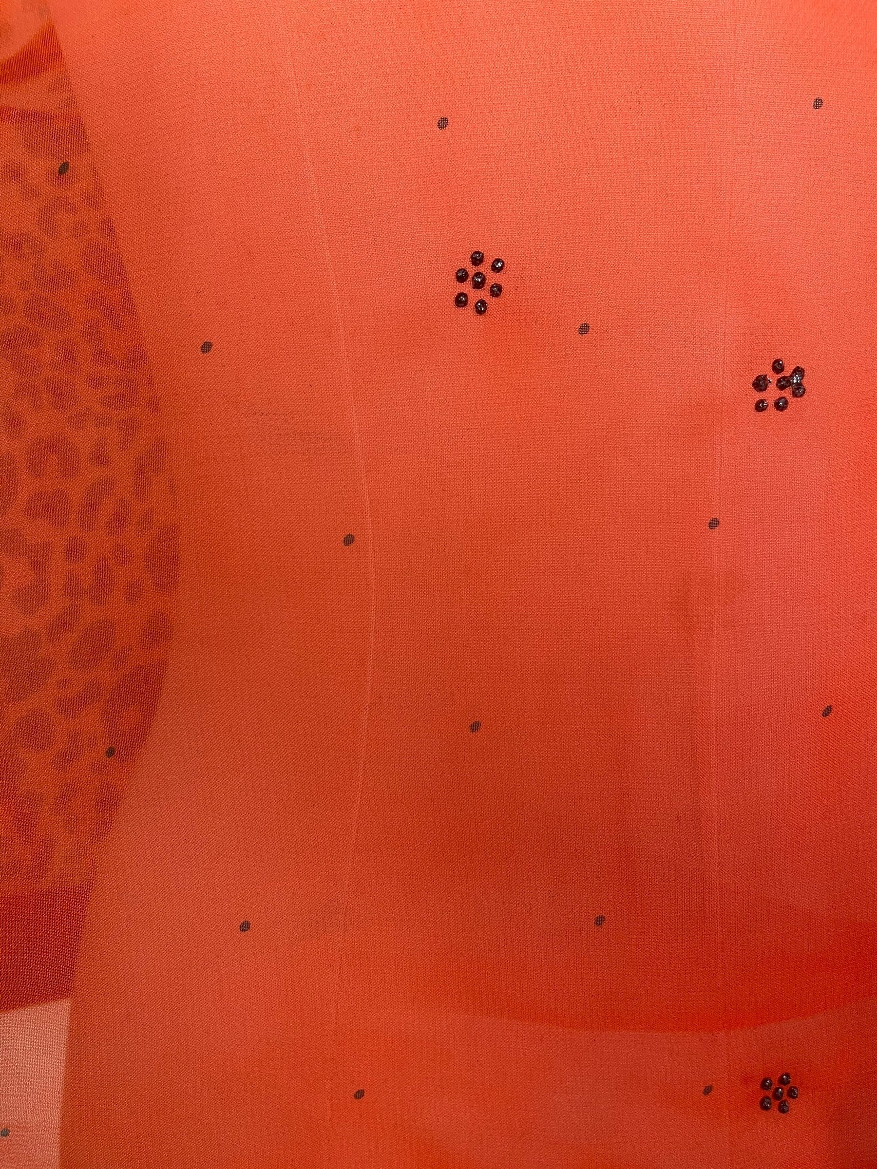 PREVIEW PRG8037 Sheer Avatar Pure Silk Boxy Top by FEBRUARY2026 – Handmade ethical Boxy Top from sariKNOTsari using upcycled silk. Designed in Canada for travel and slow fashion, loved from Toronto to LA to Sydney.