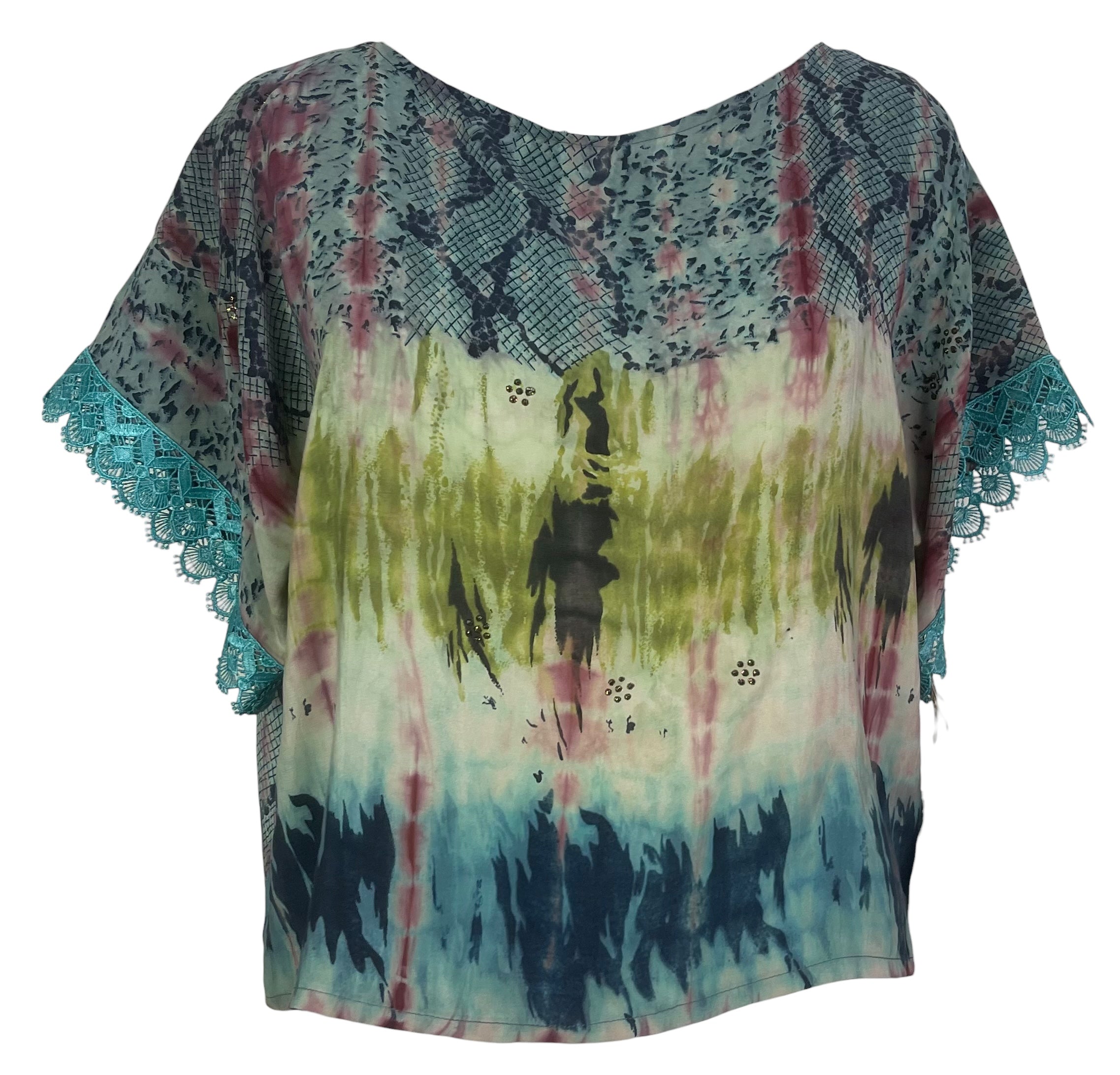 PRC8469 Avatar Pure Silk Boxy Top