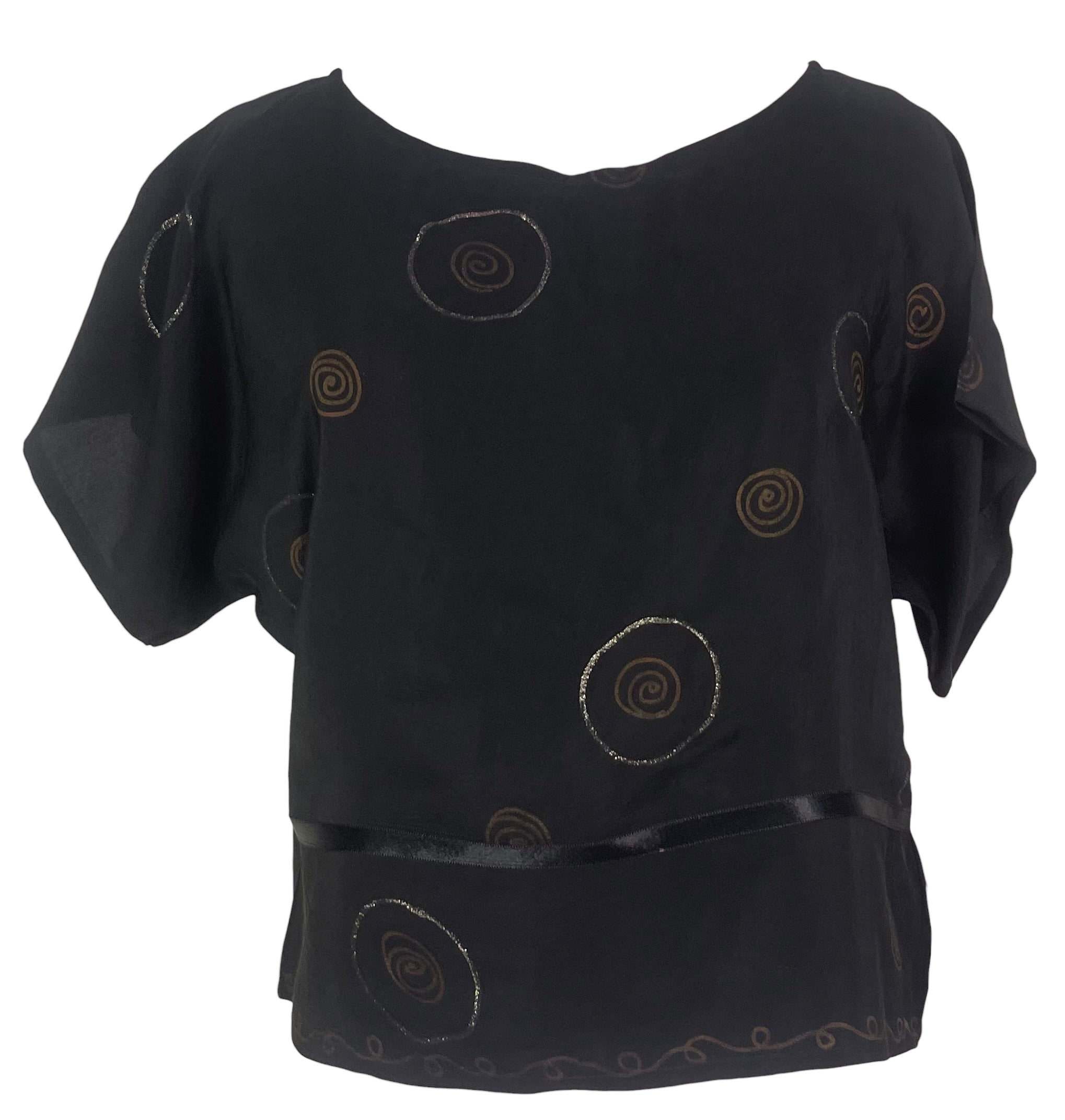 PRC8461 Avatar Pure Silk Boxy Top