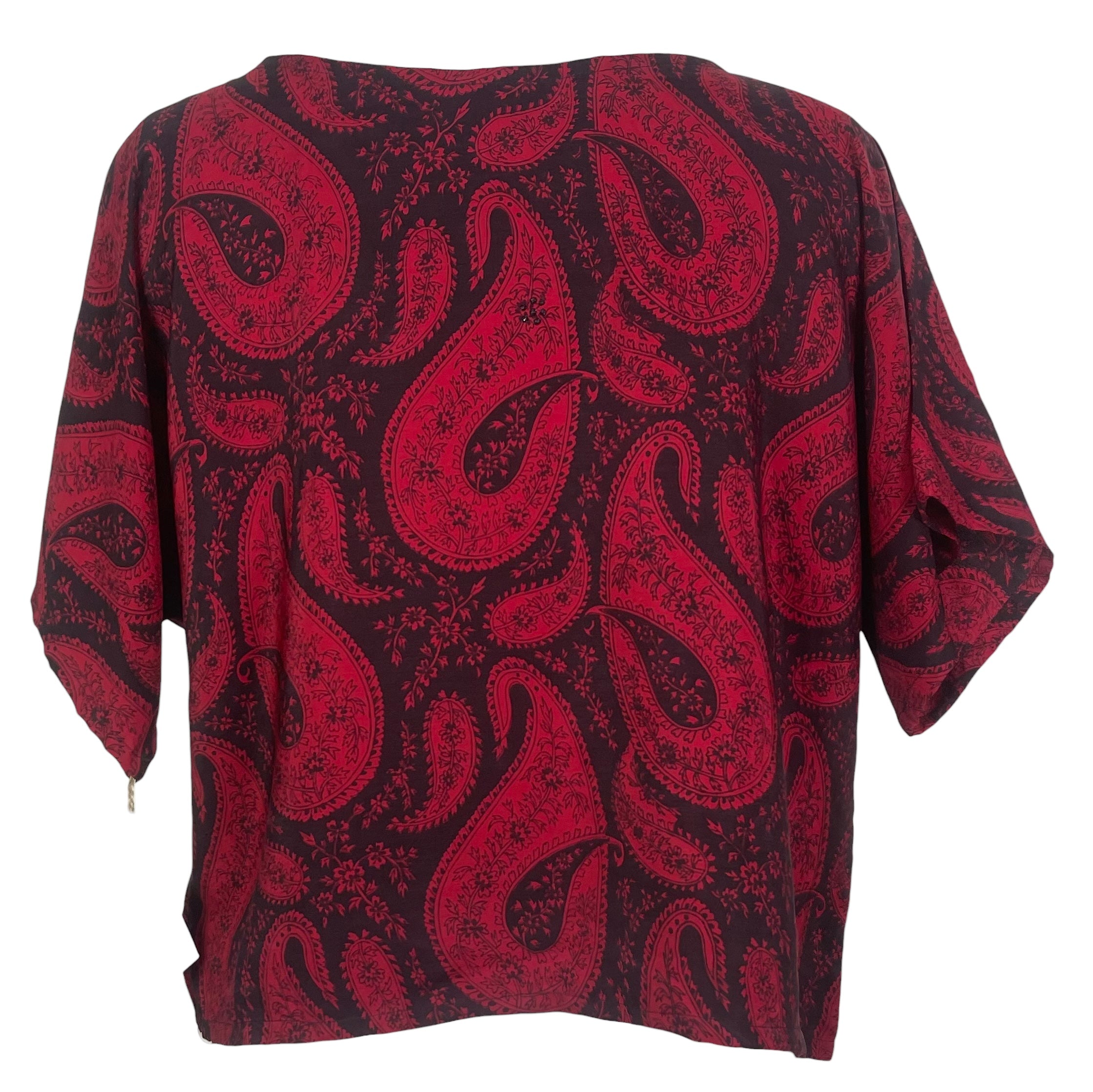 PREVIEW PRC8466 Avatar Pure Silk Boxy Top by FEBRUARY2026 – Handmade ethical Boxy Top from sariKNOTsari using upcycled silk. Designed in Canada for travel and slow fashion, loved from Toronto to LA to Sydney.