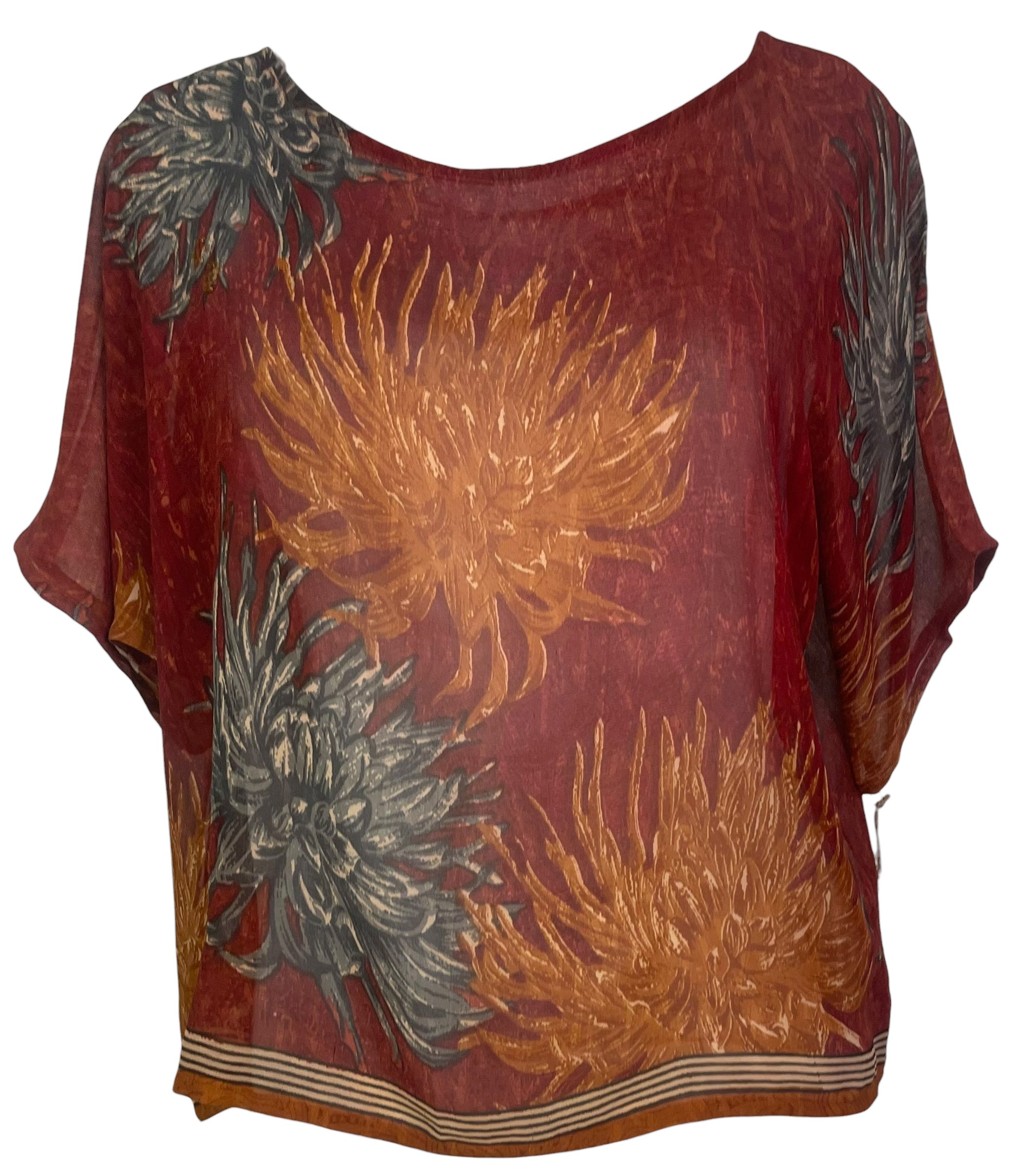 PREVIEW PRG8098 Sheer Avatar Pure Silk Boxy Top by FEBRUARY2026 – Handmade ethical Boxy Top from sariKNOTsari using upcycled silk. Designed in Canada for travel and slow fashion, loved from Toronto to LA to Sydney.