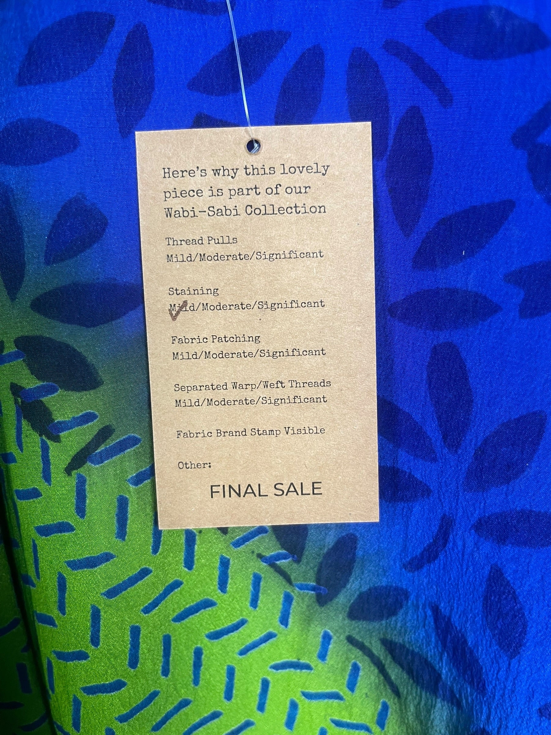 Releases Sunday at 8pm EST PRC9116 Wabi Sabi Pure Silk Midi Length Kaftan