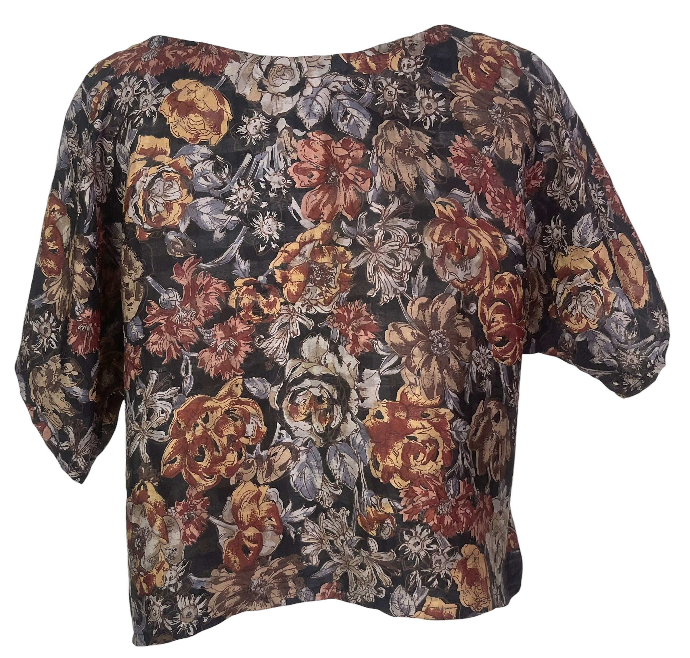 MISSING FABRIC VIDEO PRC7776 Avatar Pure Silk Boxy Top
