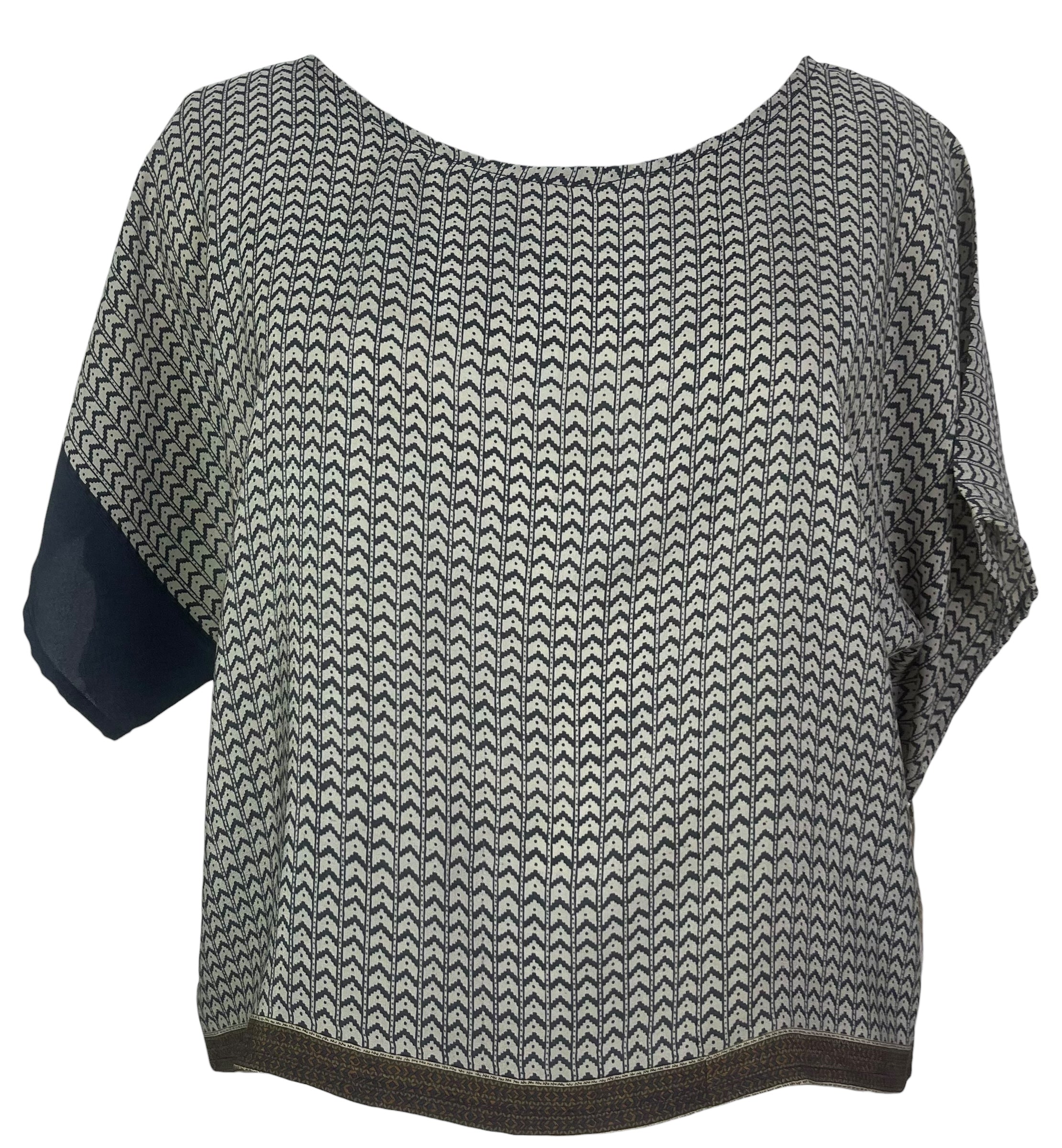 PRC8287 Avatar Pure Silk Boxy Top