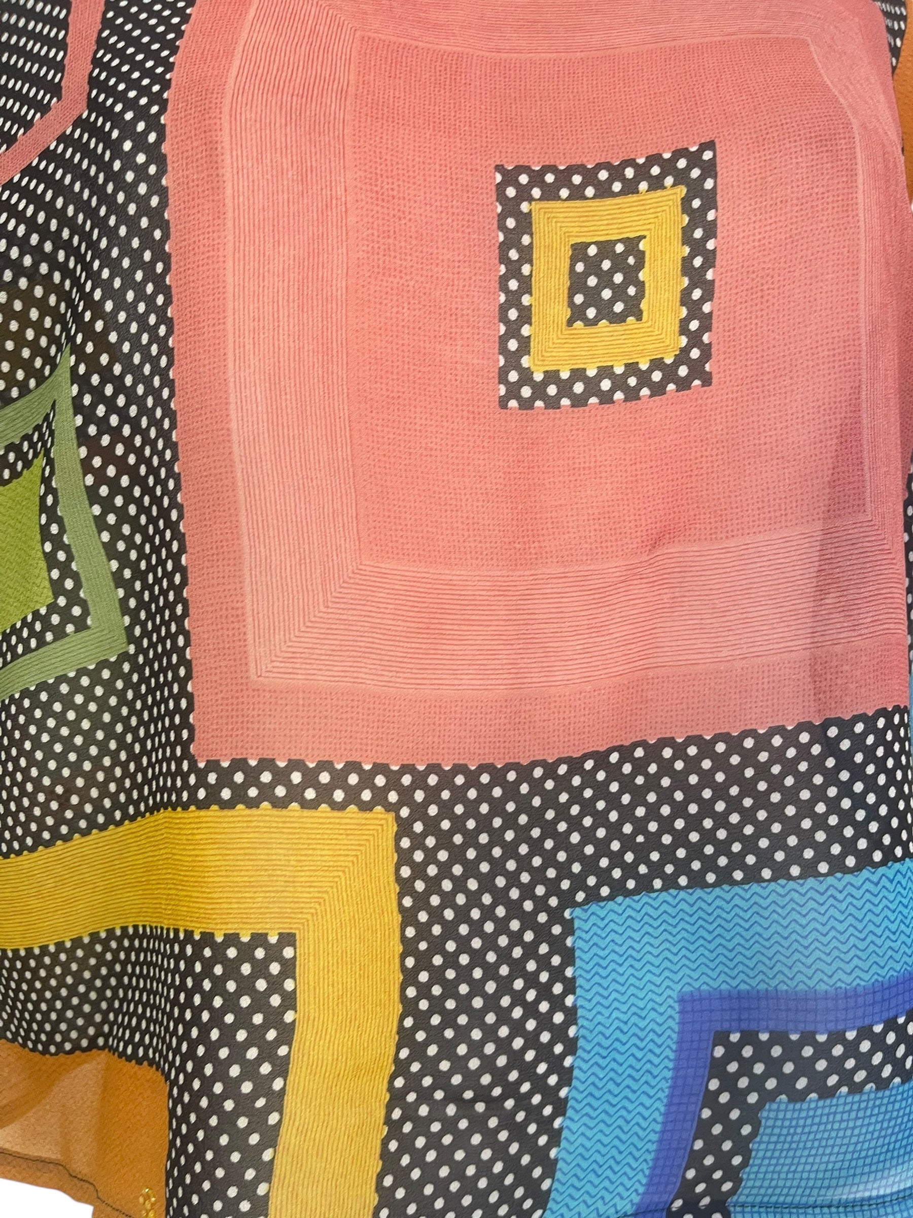 PREVIEW PRG8480 Sheer Avatar Pure Silk Boxy Top by FEBRUARY2026 – Handmade ethical Boxy Top from sariKNOTsari using upcycled silk. Designed in Canada for travel and slow fashion, loved from Toronto to LA to Sydney.