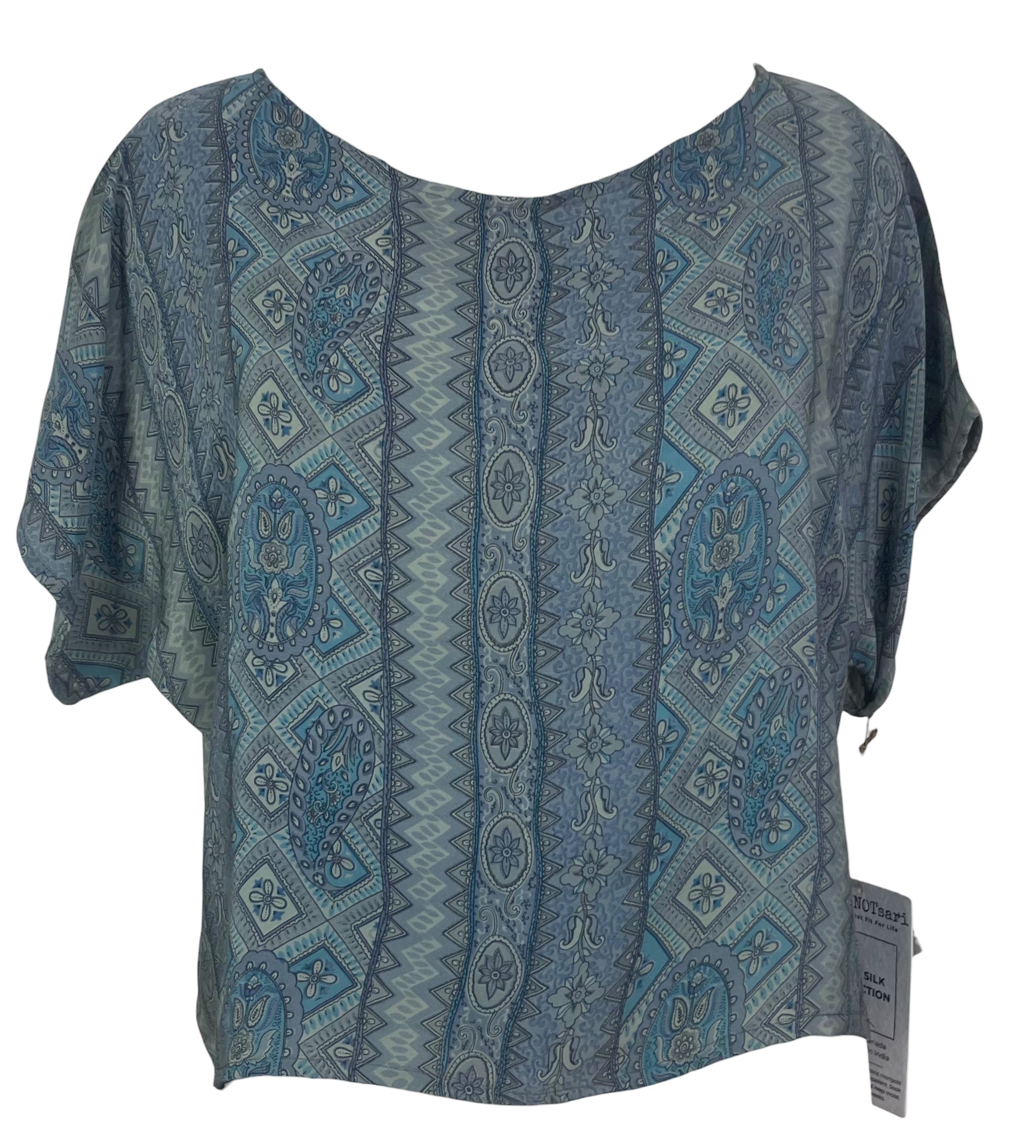 PRC8396 Avatar Pure Silk Boxy Top