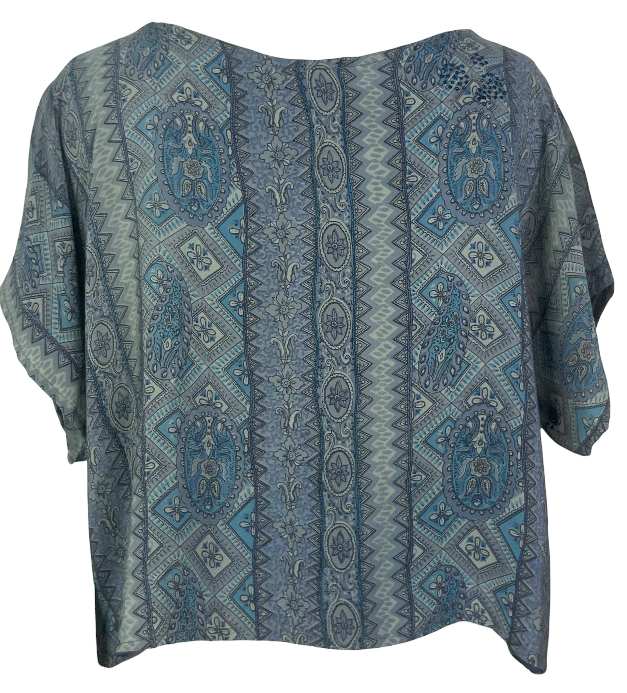 PRC8396 Avatar Pure Silk Boxy Top
