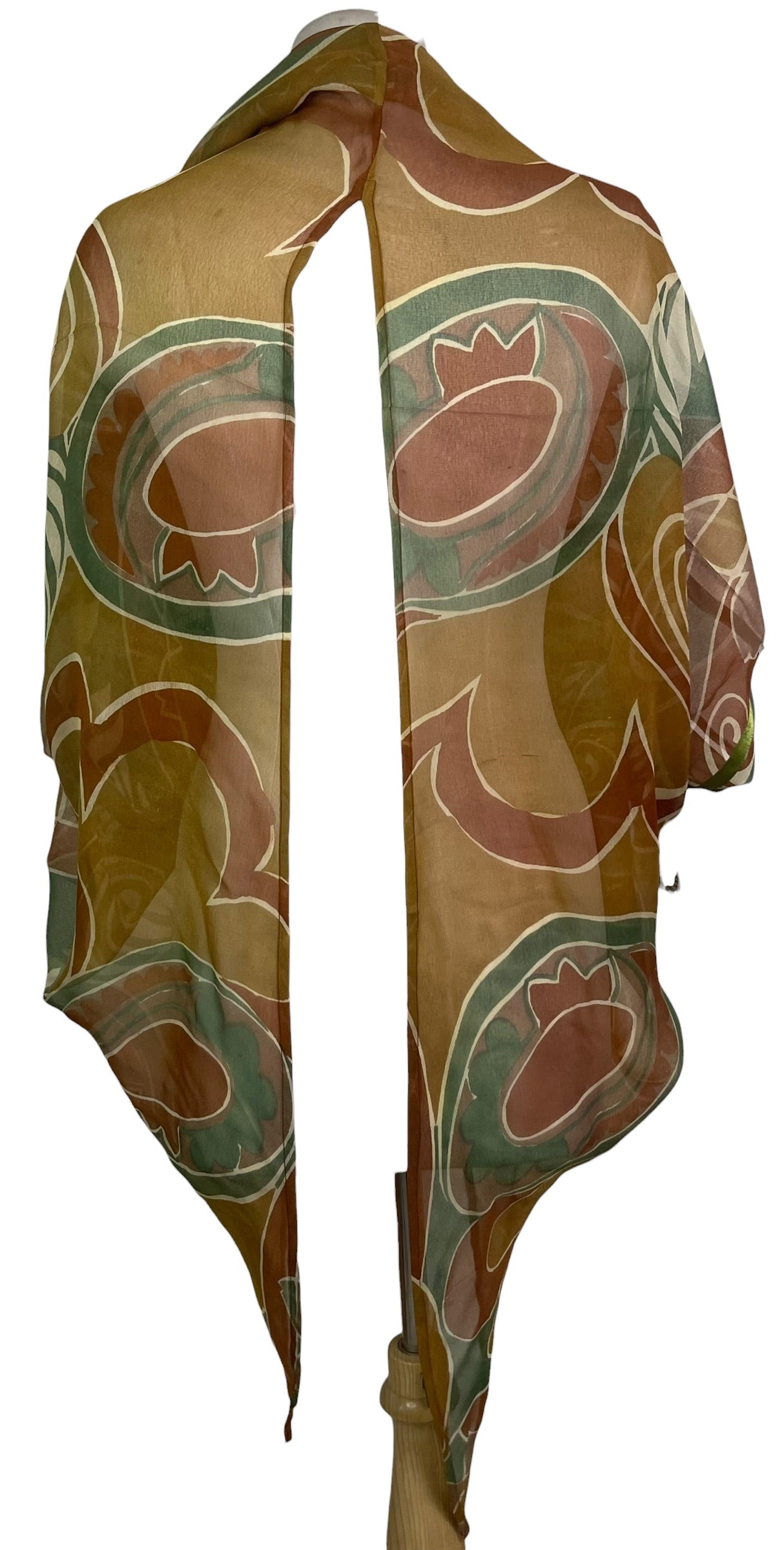 PRG9202 Sheer Wabi Sabi Pure Silk Cardigan