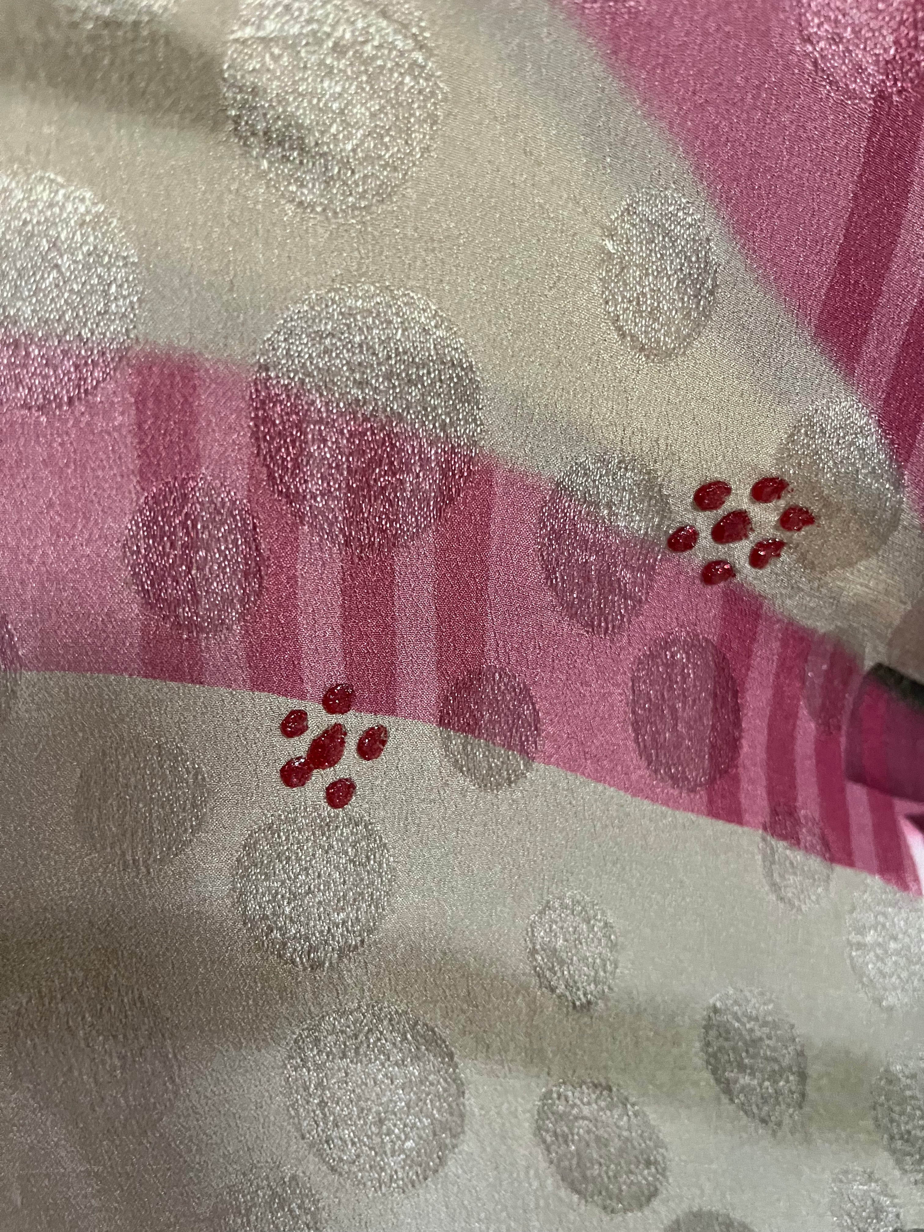 PRG6629 Sheer Wabi Sabi Pure Silk Side Slit Top