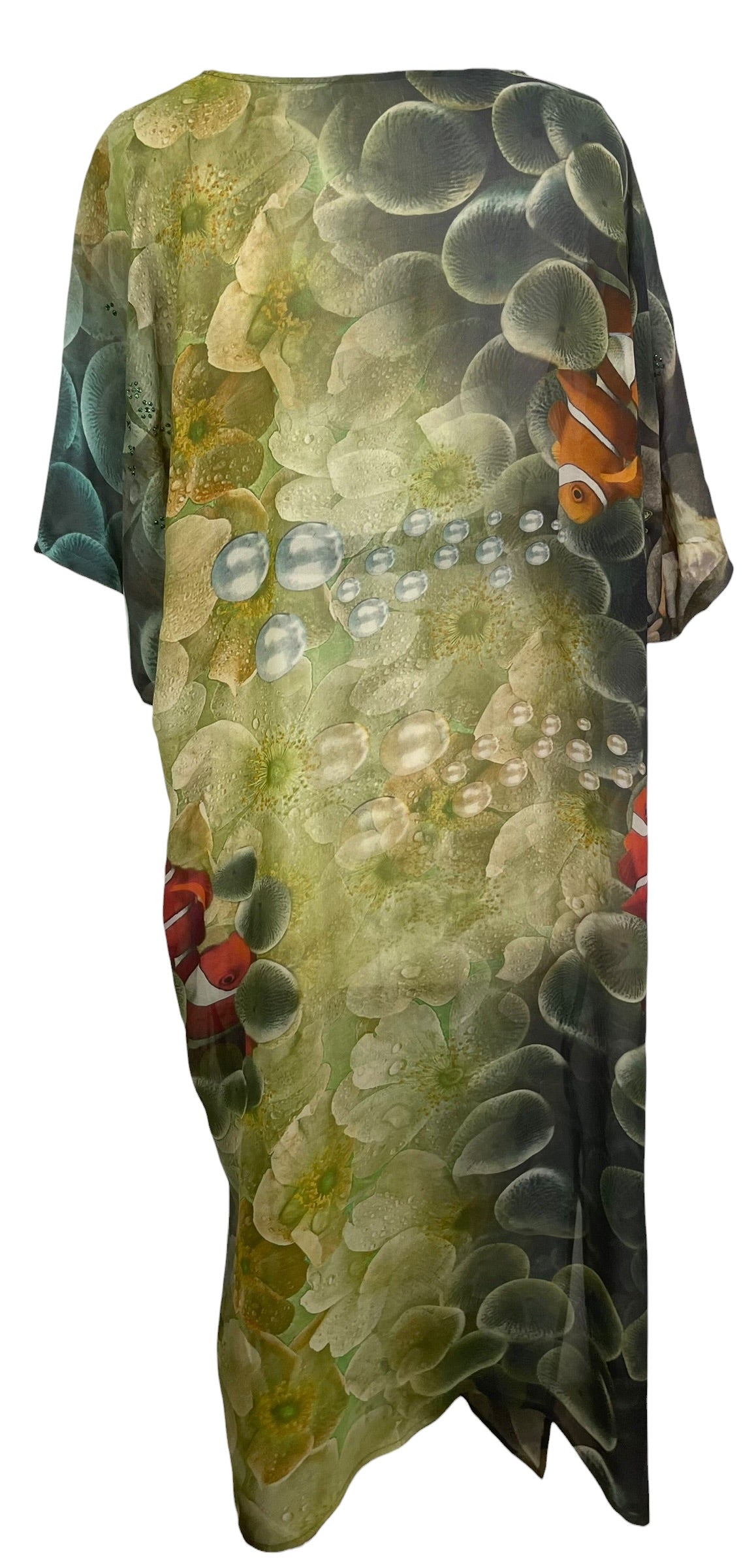 Releases Sunday at 8pm EST PRG9129 Wabi Sabi Pure Silk Kimono Sleeved Duster with Belt