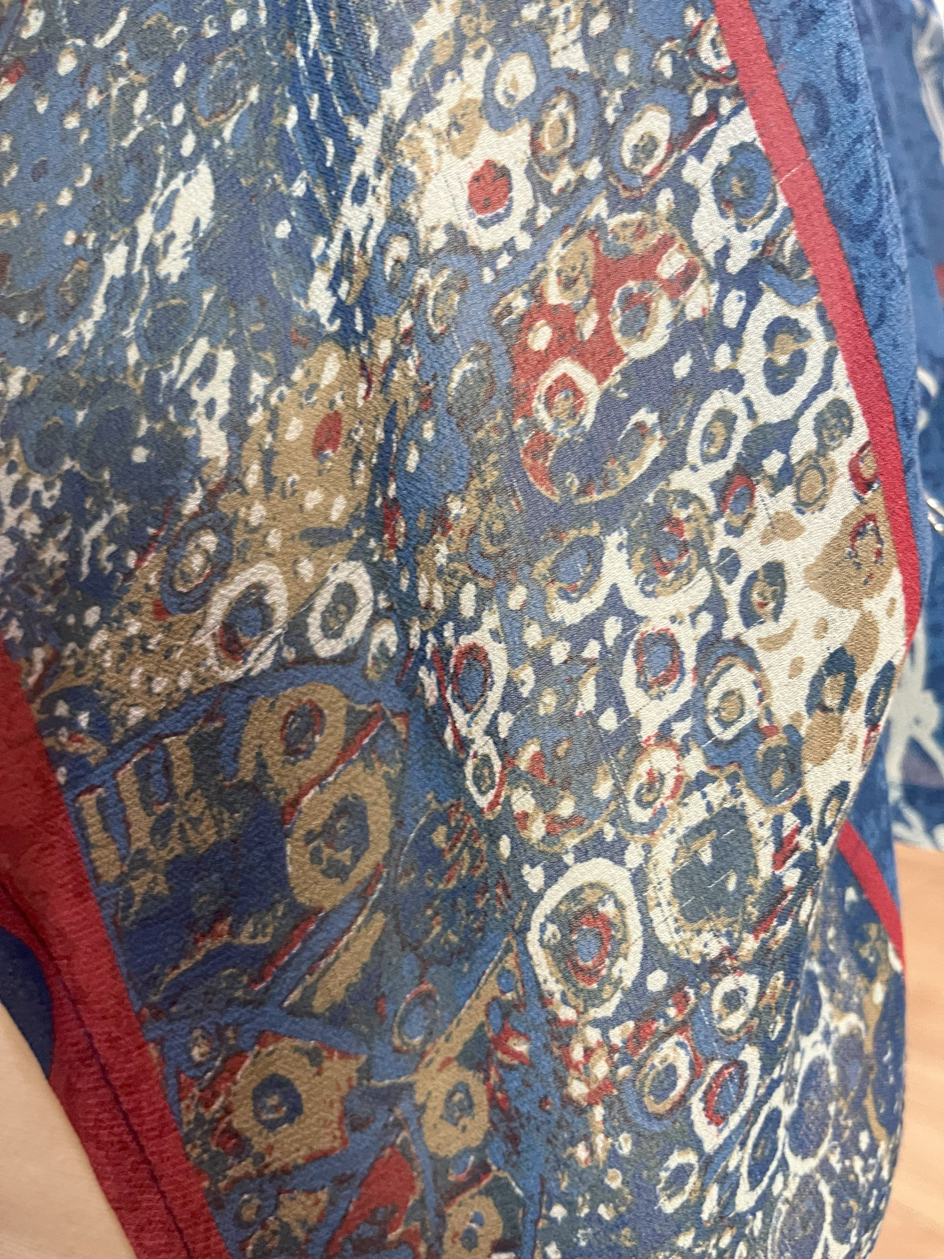 PRG6412 Sheer Wabi Sabi Pure Silk Side Slit Top