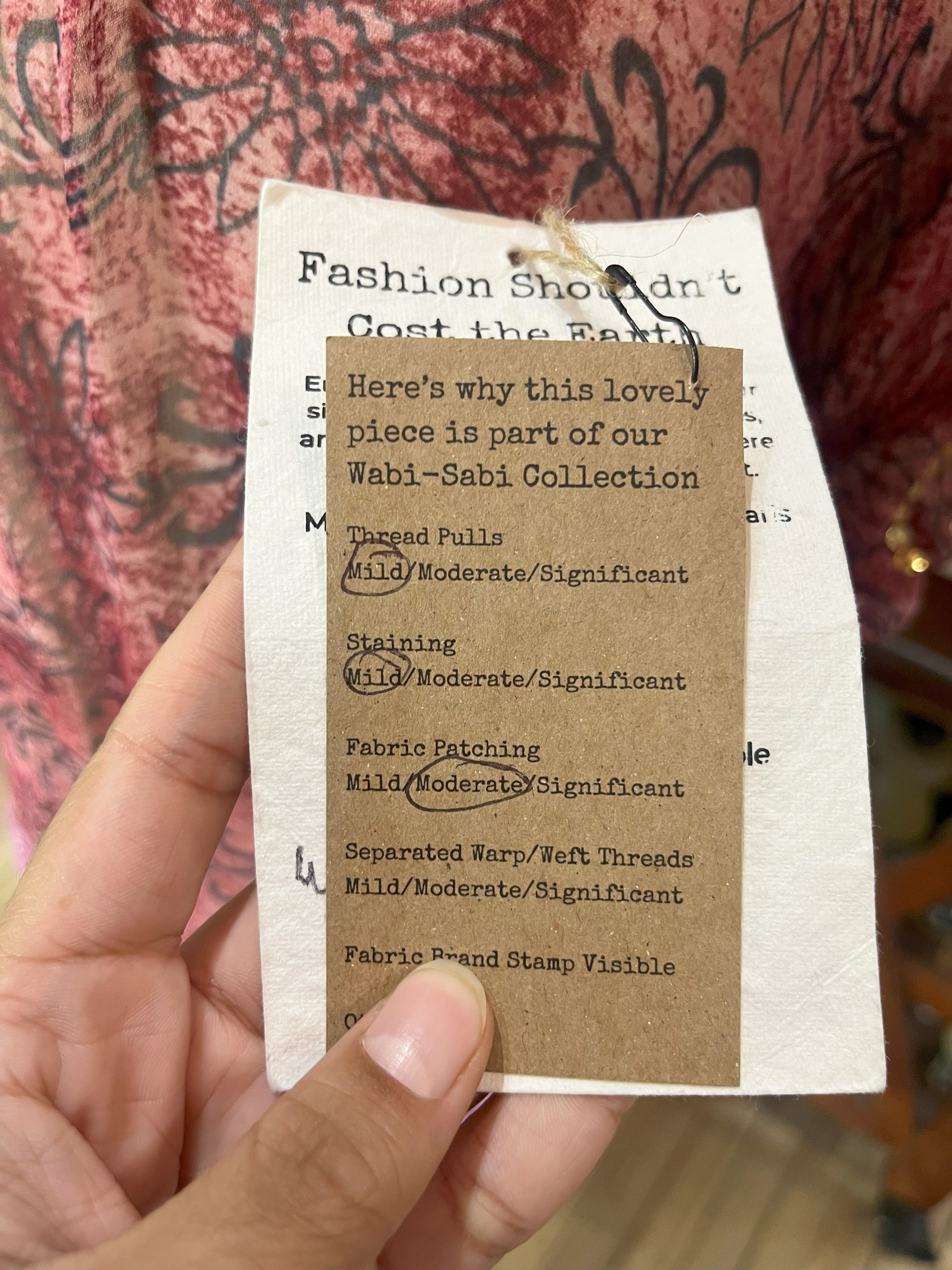 PRG6413 Sheer Wabi Sabi Pure Silk Side Slit Top