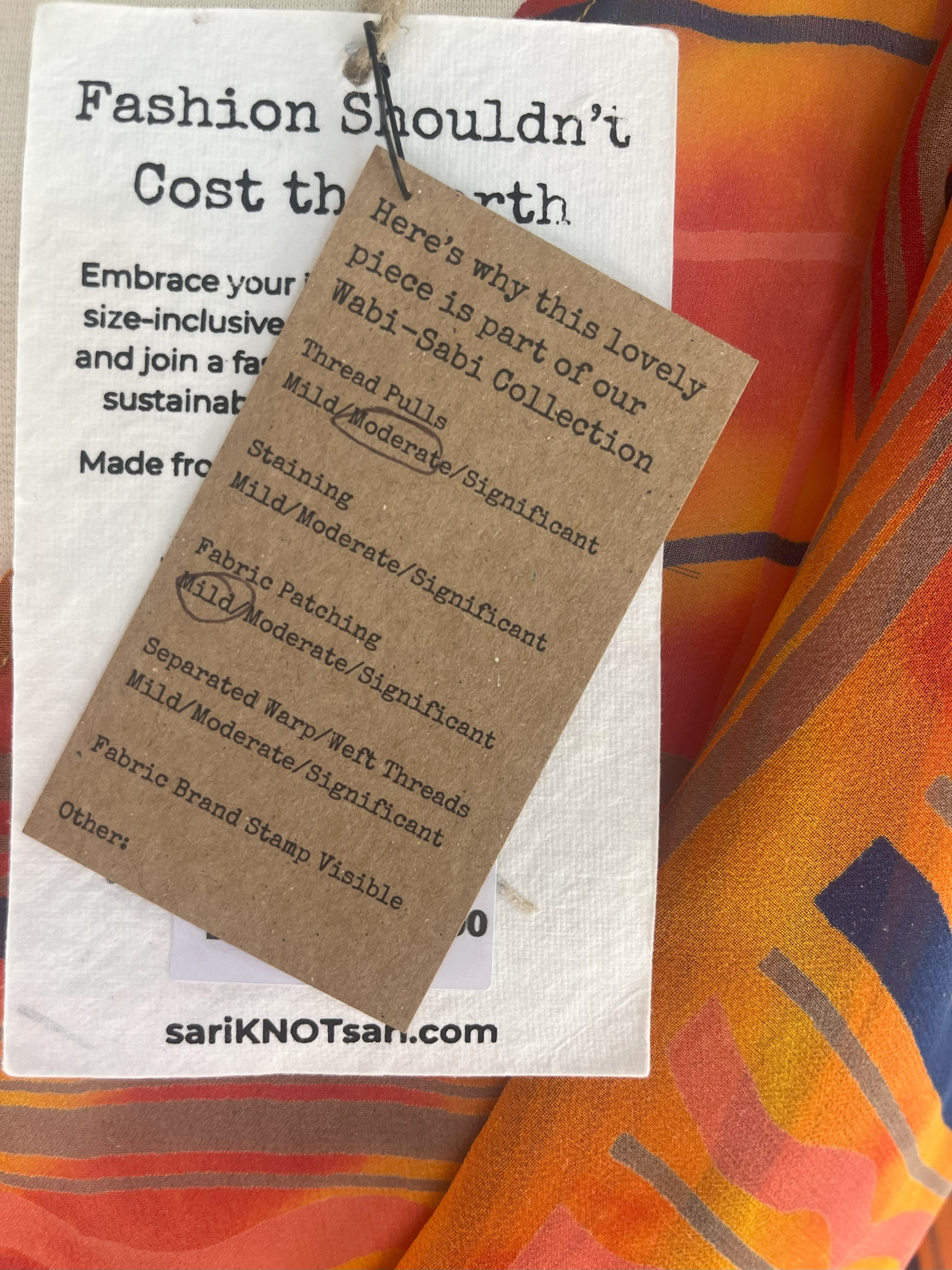 PRG7043 Sheer Wabi Sabi Pure Silk Waterfall Top