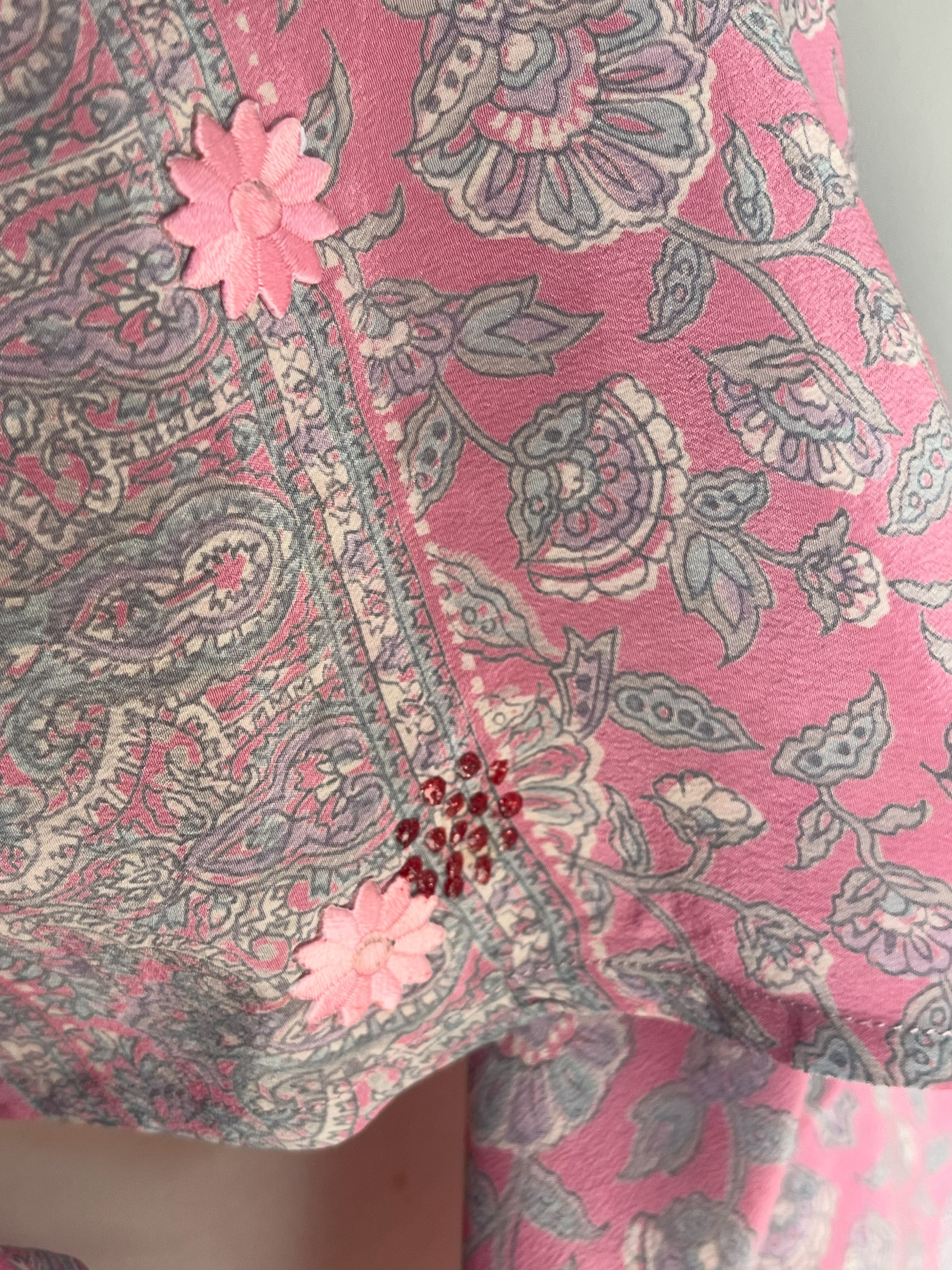 PRC7006 Wabi Sabi Pure Silk Waterfall Top