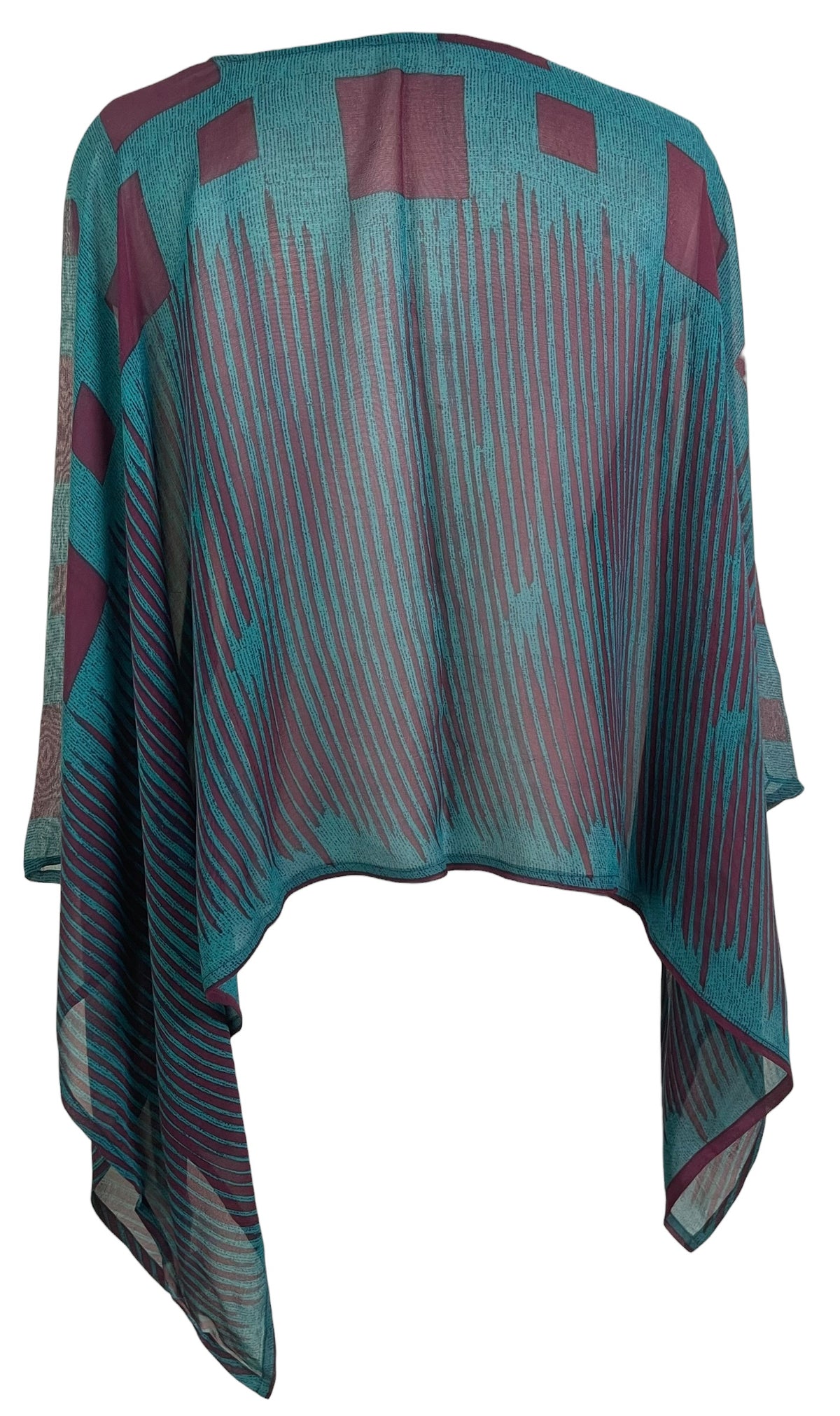 Releases Sunday at 8pm EST PRG8715 Sheer Pure Silk Wabi Sabi Capelet Poncho