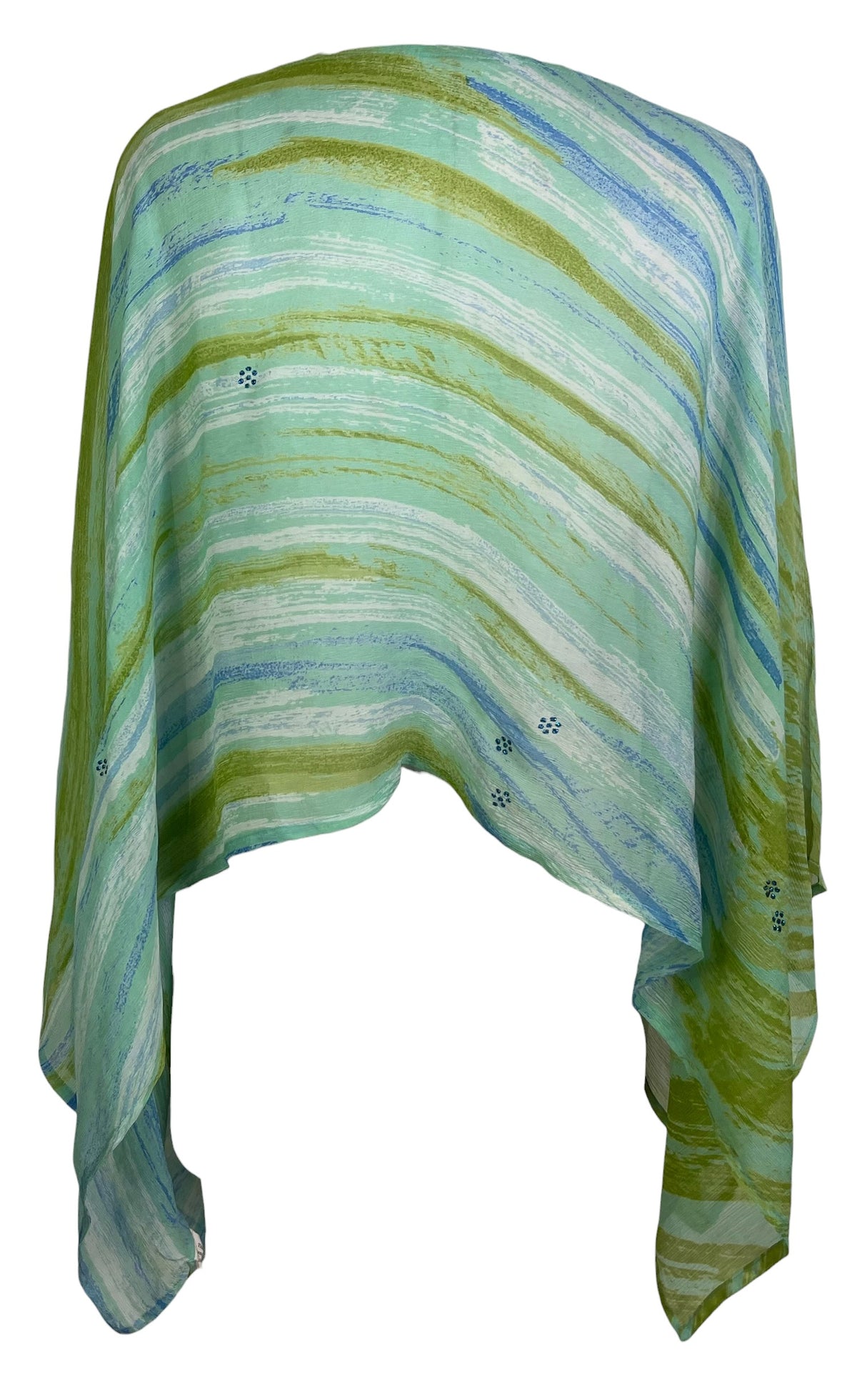 Releases Sunday at 8pm EST PCH8729 Very Sheer Chiffon Avatar Pure Silk Capelet Poncho