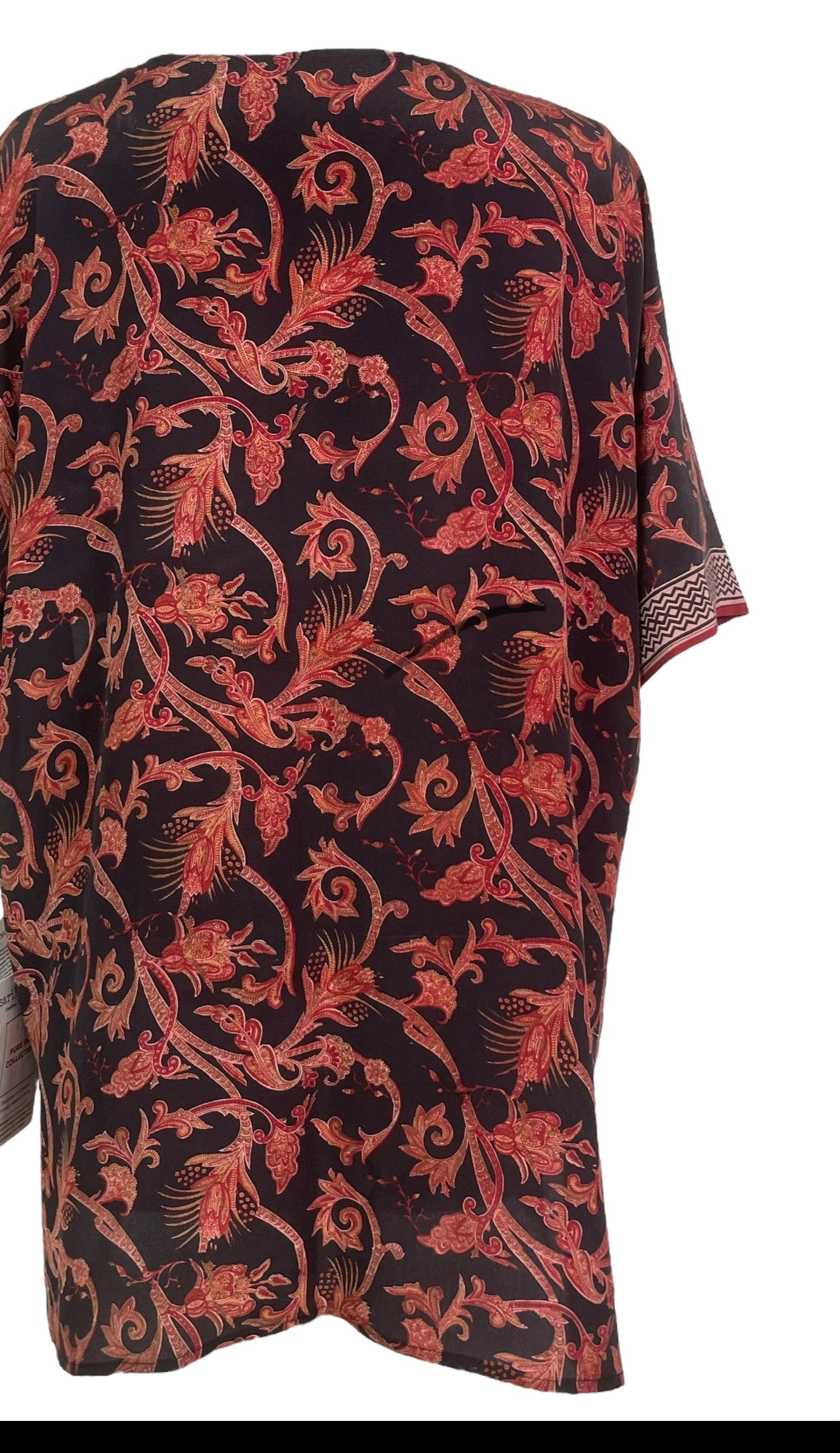 PRC8225 Avatar Pure Silk Kimono-Sleeved Jacket with Belt