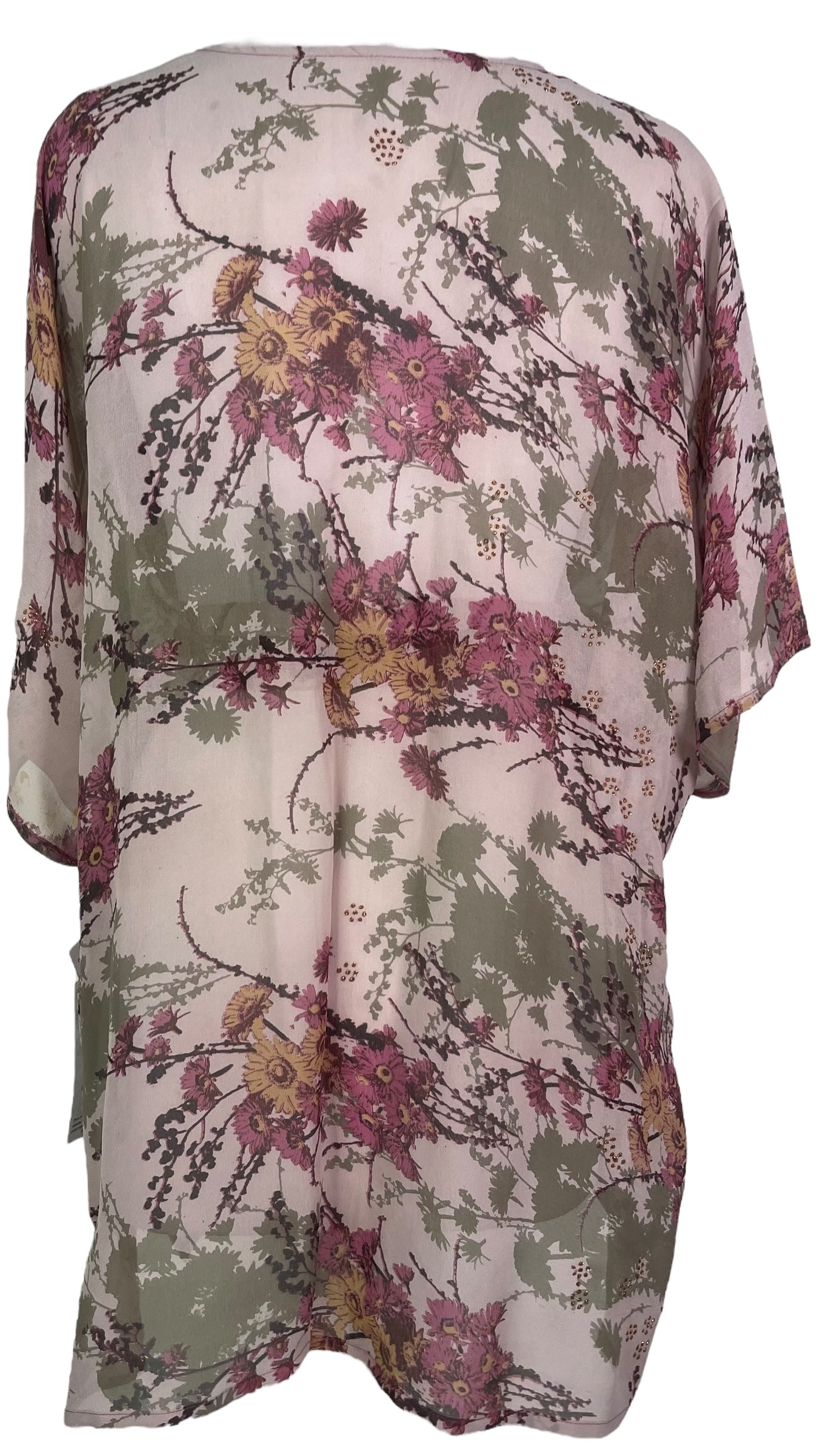 PRG8234 Avatar Pure Silk Kimono-Sleeved Jacket with Belt