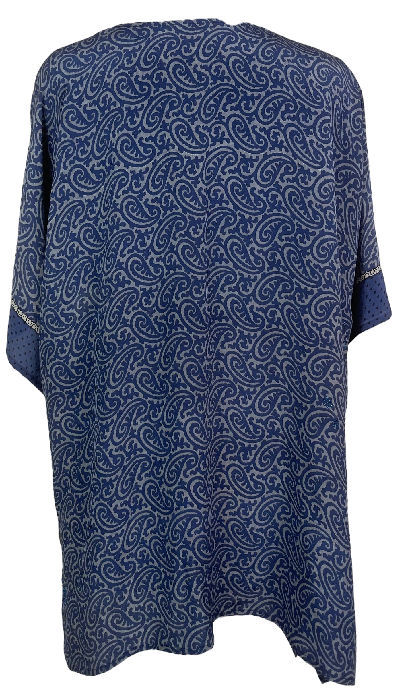 PRC8213 Avatar Pure Silk Kimono-Sleeved Jacket with Belt