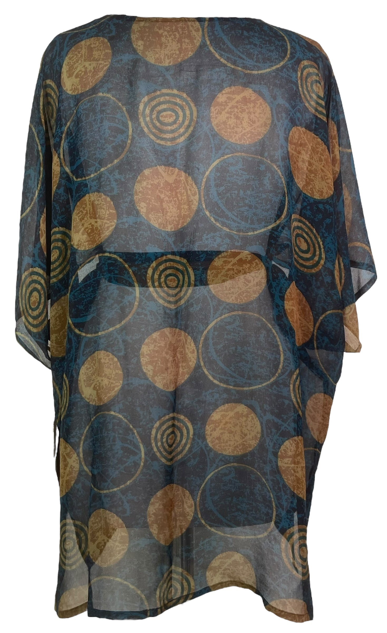 PRG8239 Avatar Pure Silk Kimono-Sleeved Jacket with Belt