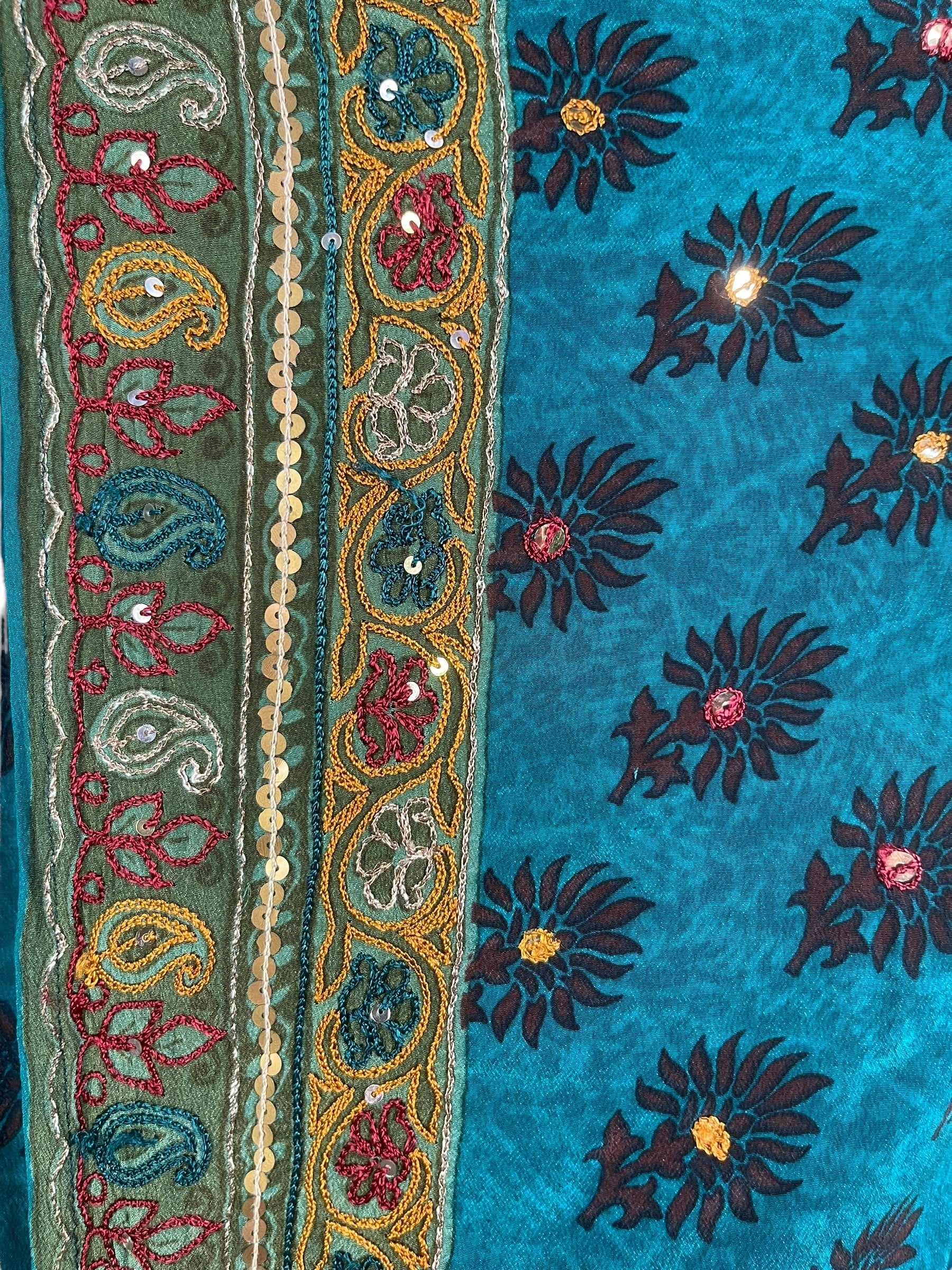 PRC8218 Avatar Pure Silk Kimono-Sleeved Jacket with Belt