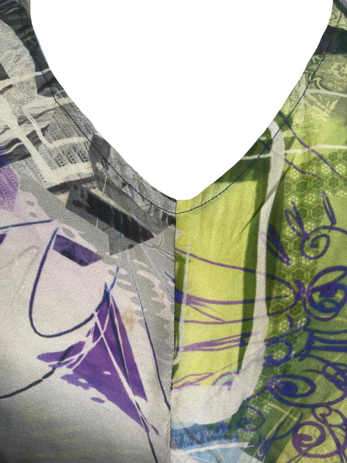 Releases Sunday at 8pm EST PRG9229 Sheer Wabi Sabi Pure Silk Waterfall Top