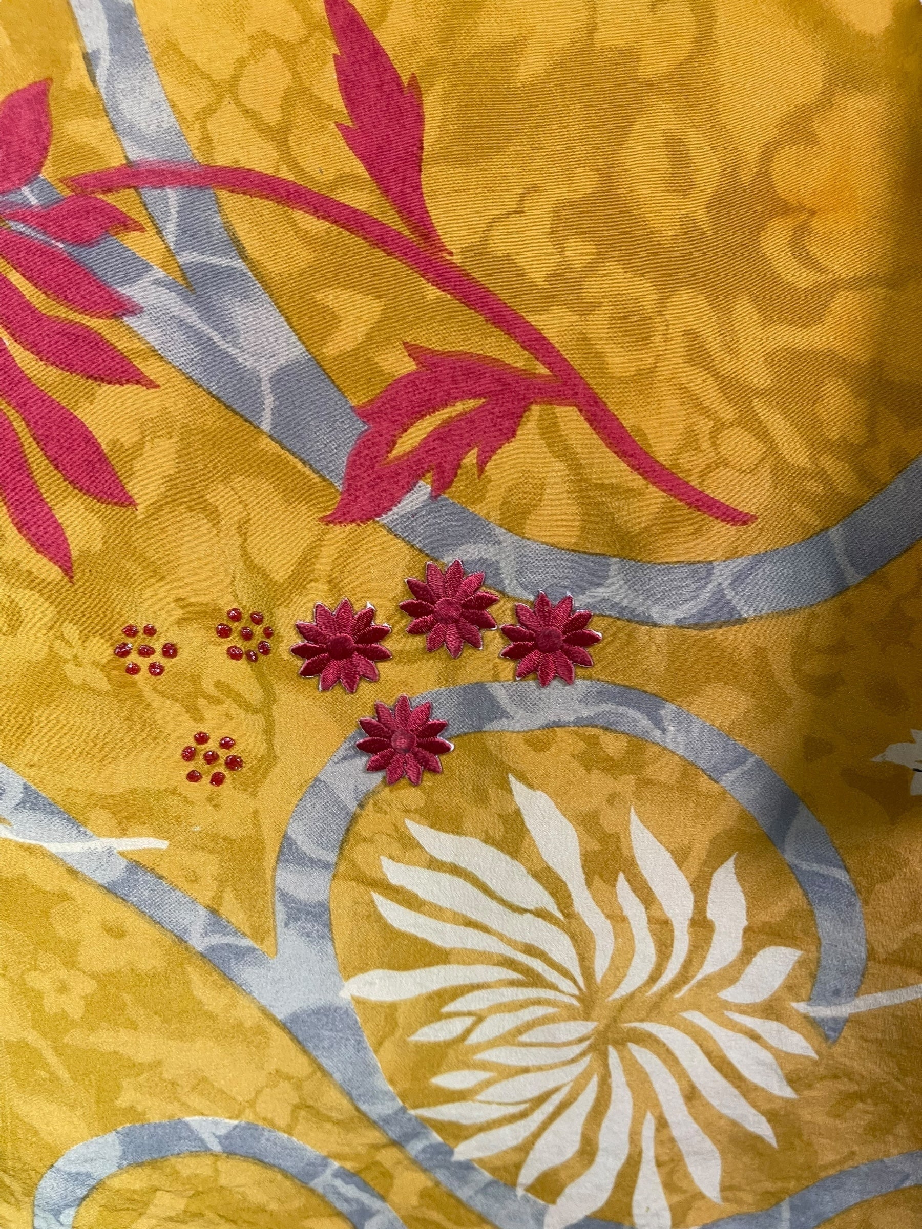 PRC8217 Wabi Sabi Pure Silk Kimono-Sleeved Jacket with Belt