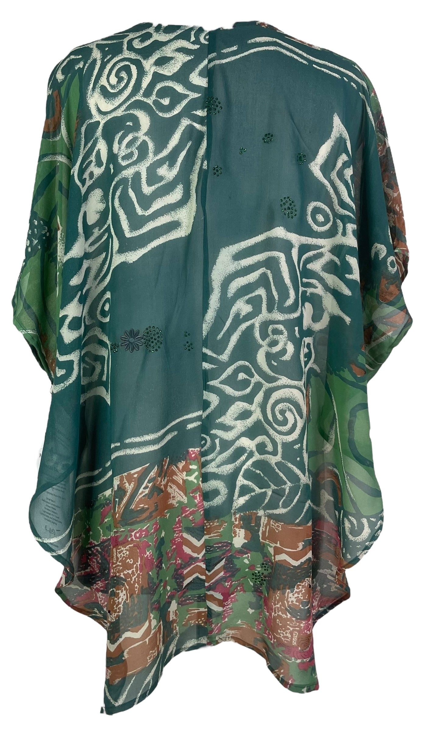 PREVIEW PRG8153 Sheer Avatar Pure Silk Waterfall Top