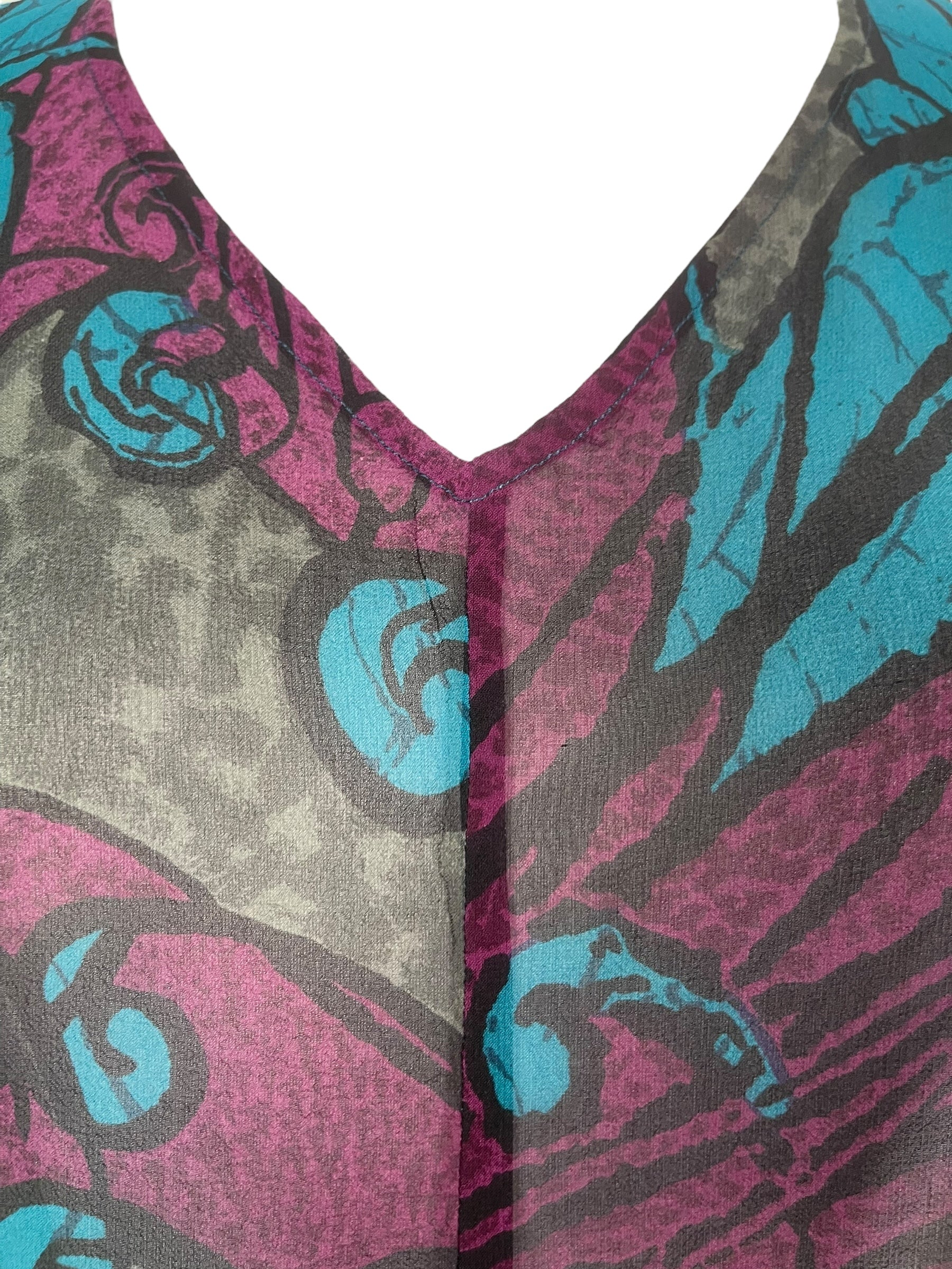 PREVIEW PRG8151 Sheer Avatar Pure Silk Waterfall Top