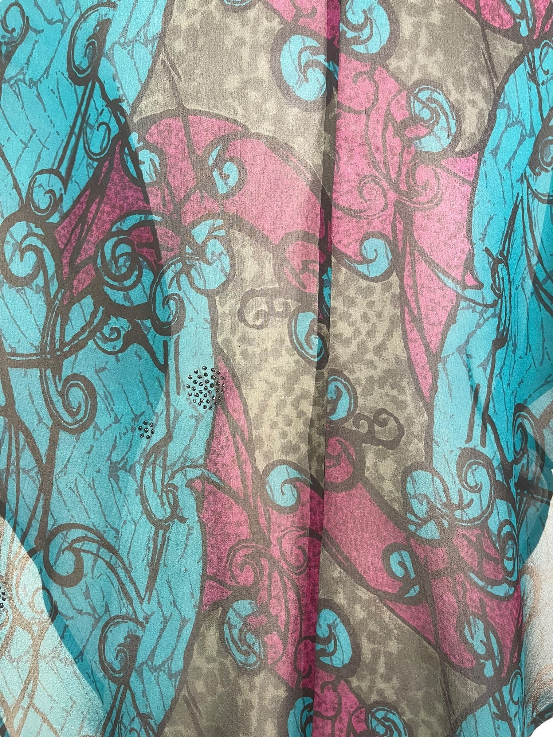 PREVIEW PRG8151 Sheer Avatar Pure Silk Waterfall Top