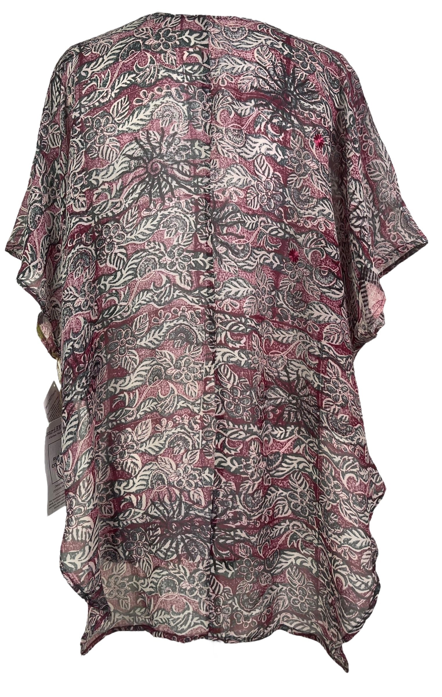 PREVIEW PRG8118 Sheer Avatar Pure Silk Waterfall Top