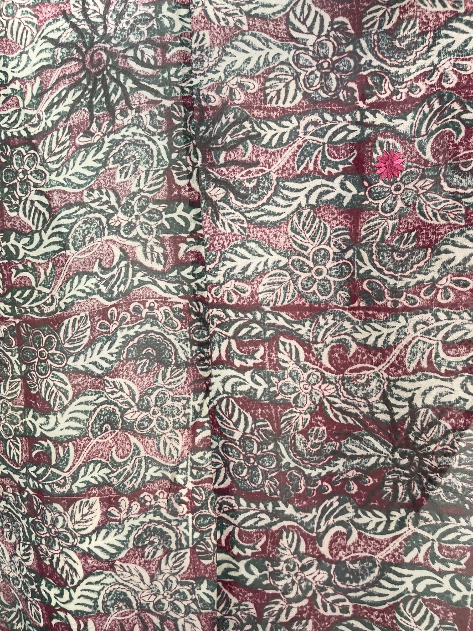 PRG8118 Sheer Avatar Pure Silk Waterfall Top