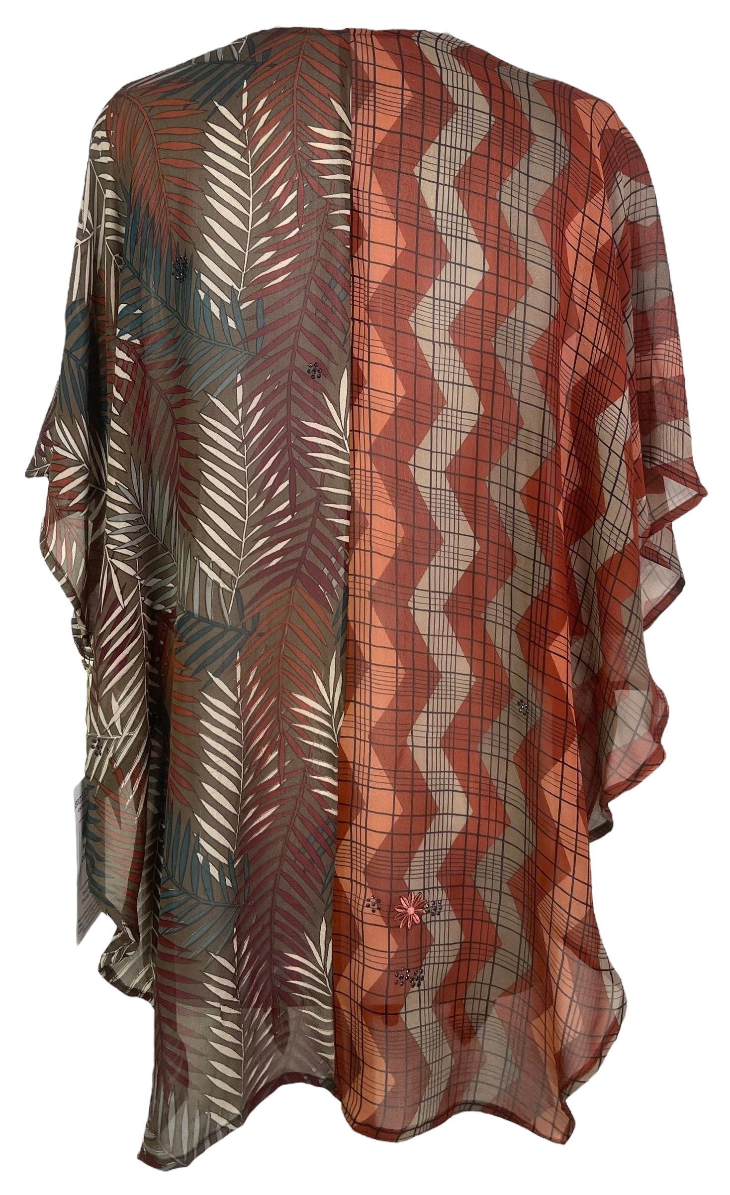 PREVIEW PRG8117 Sheer Avatar Pure Silk Waterfall Top