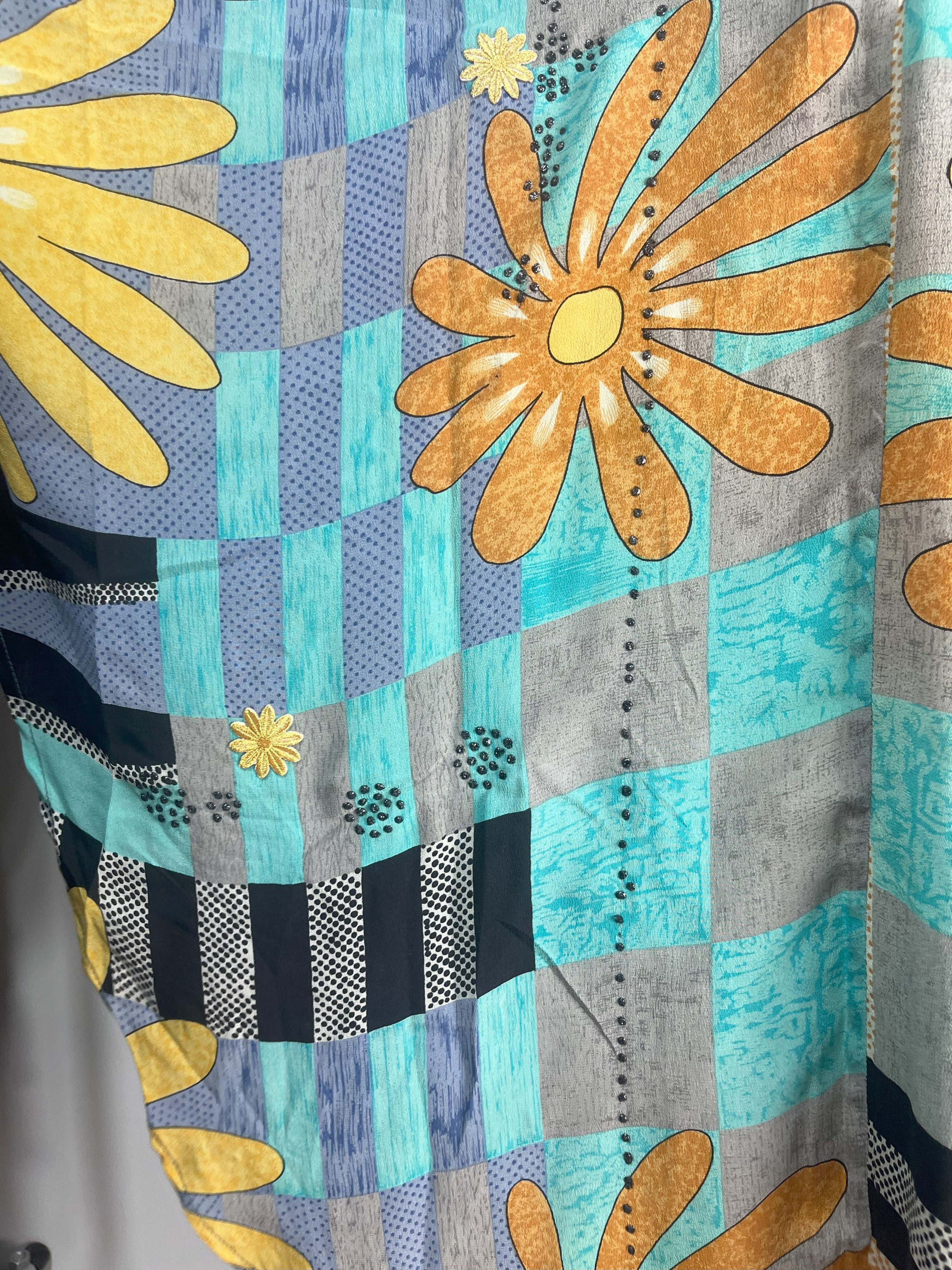 PRC7368 Wabi Sabi Pure Silk Waterfall Top