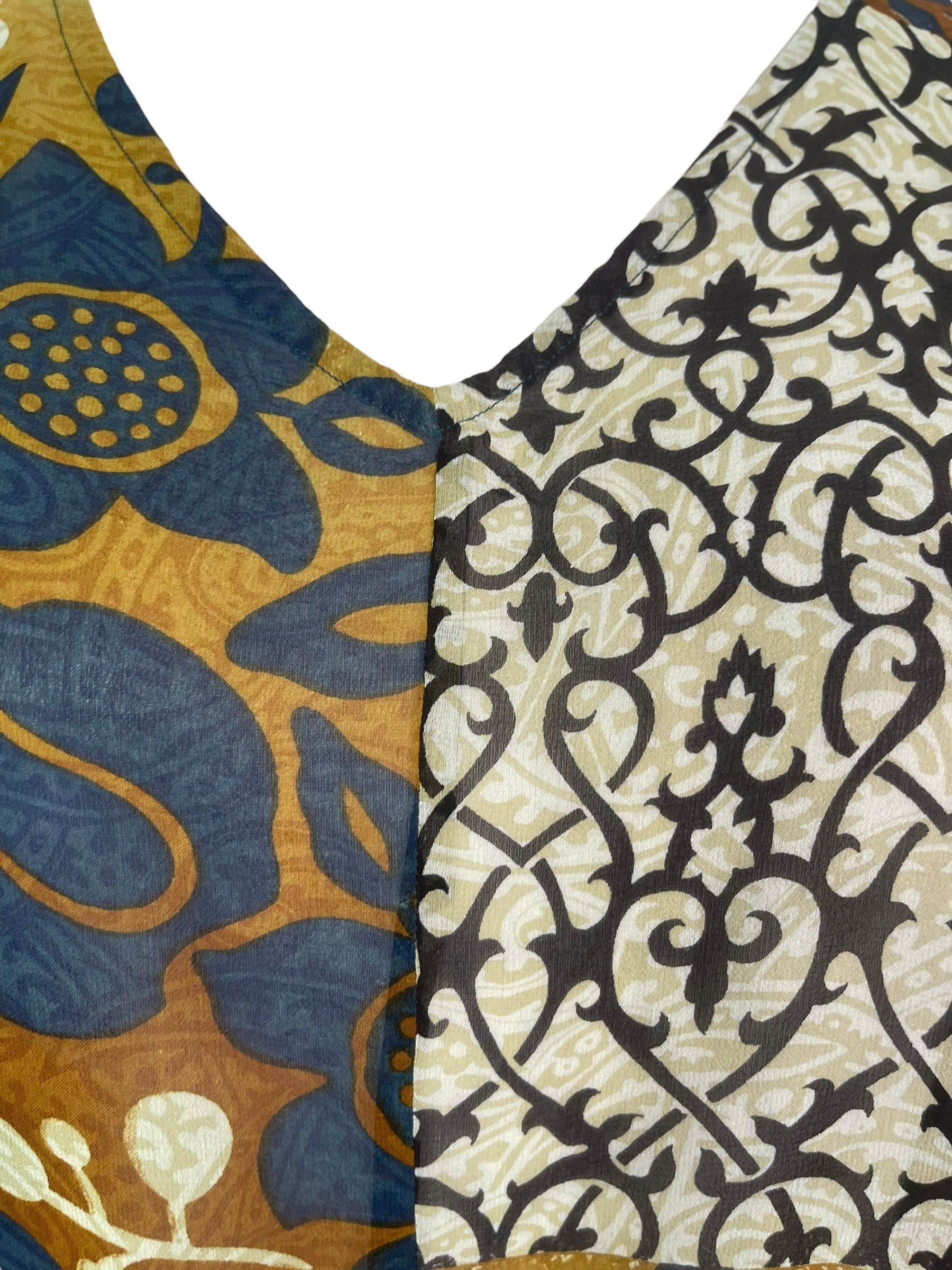 PRG8150 Sheer Avatar Pure Silk Waterfall Top