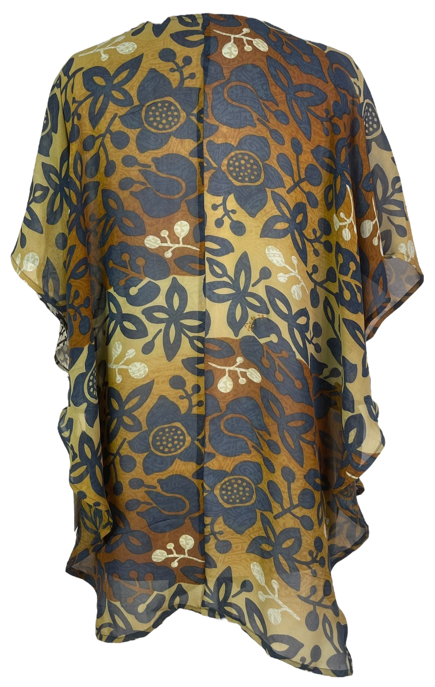 PRG8150 Sheer Avatar Pure Silk Waterfall Top