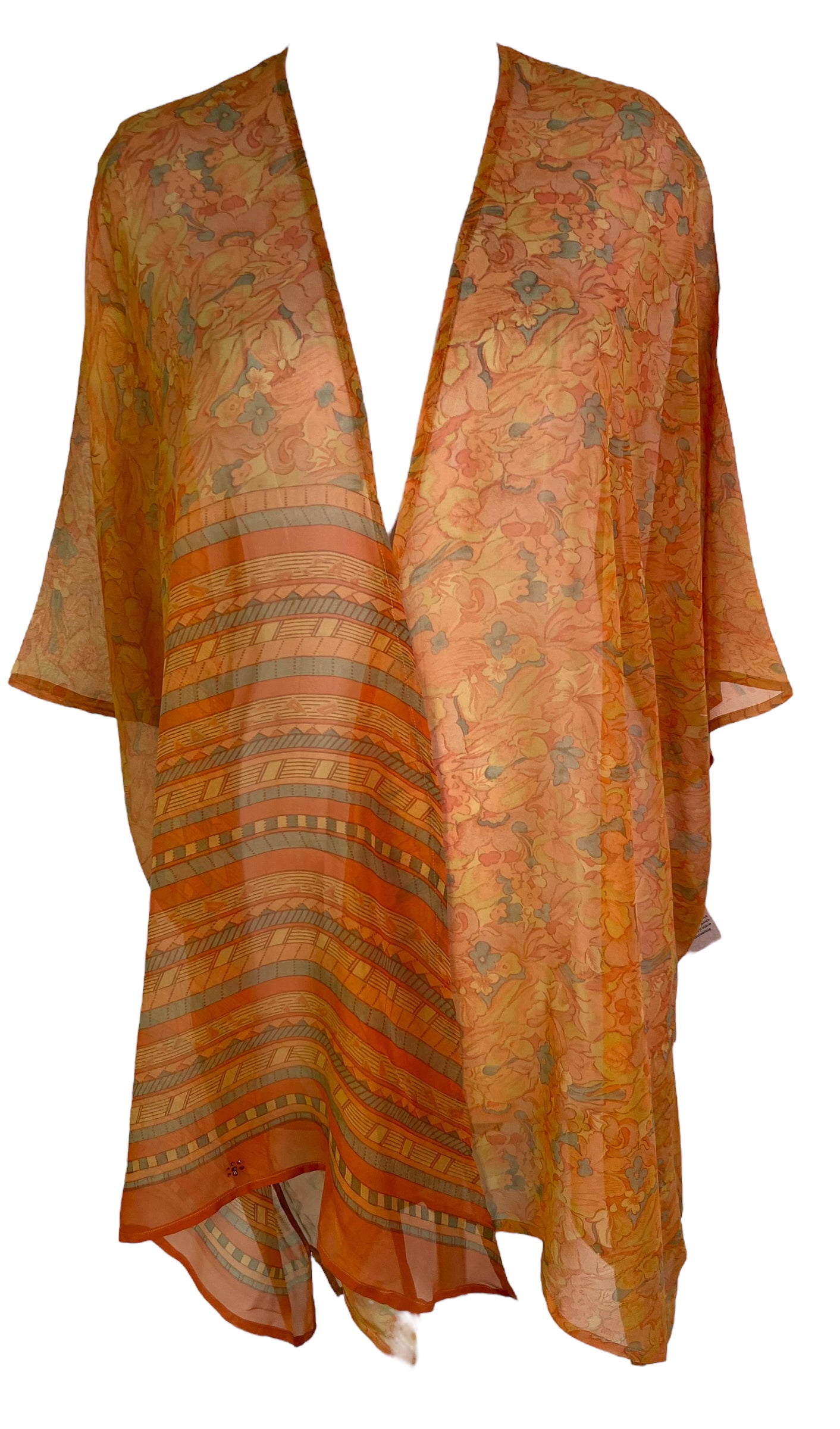 PRG6525 Sheer Avatar Pure Silk Cardigan