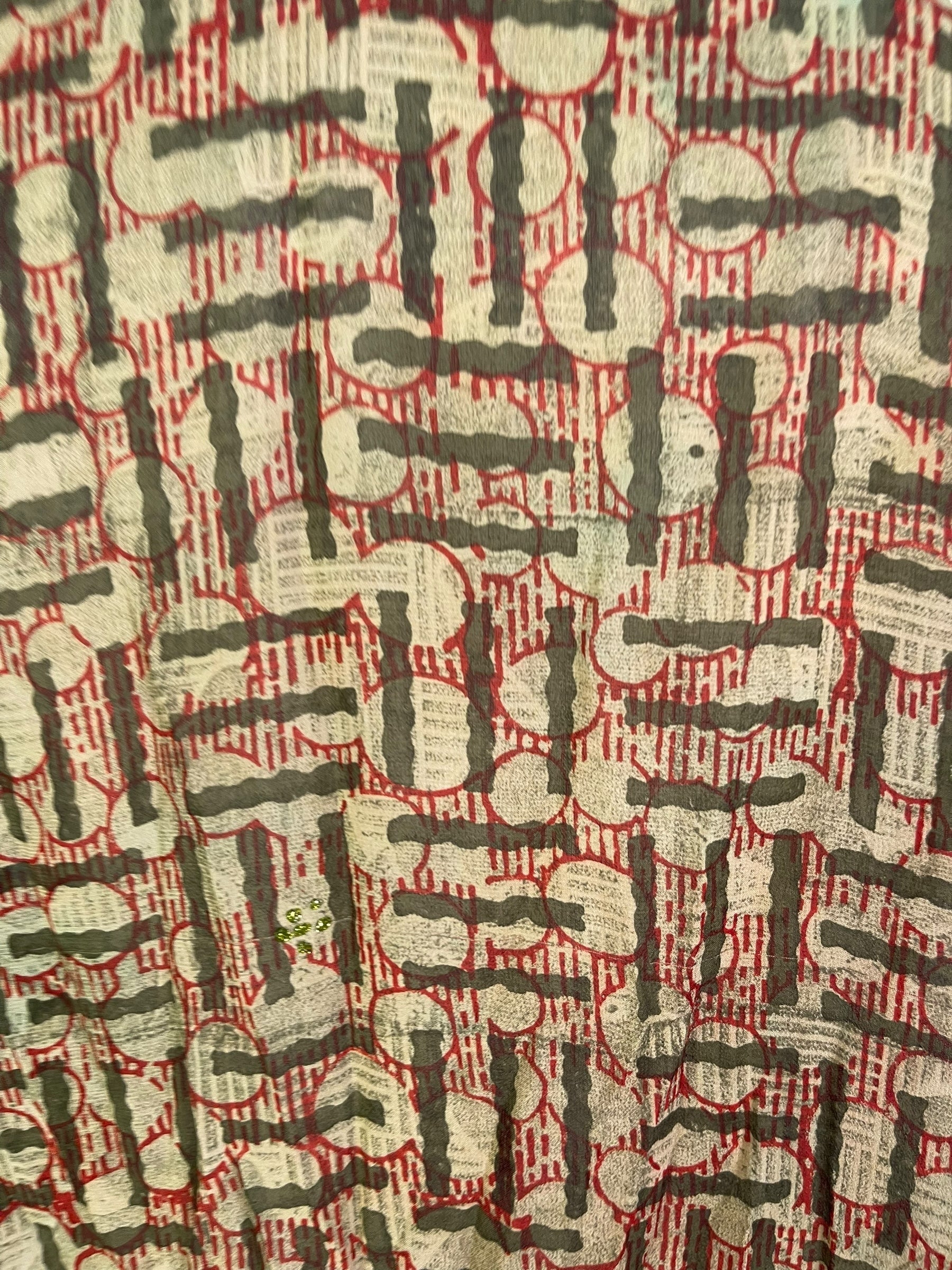 PRG6784 Sheer Avatar Pure Silk Maxi Kaftan