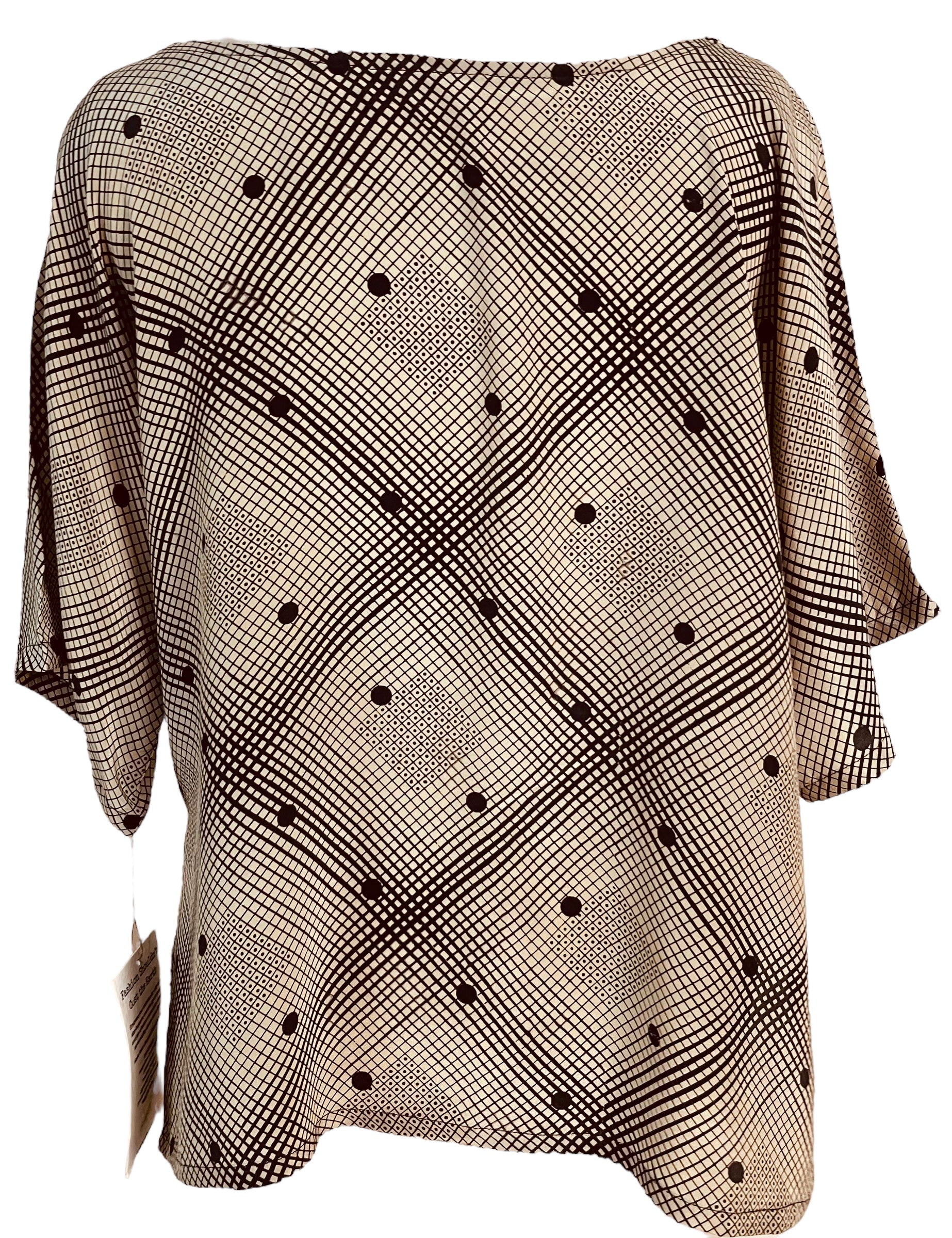 REVOLUTIONHER PRC6229 Avatar Pure Silk Side Slit Top