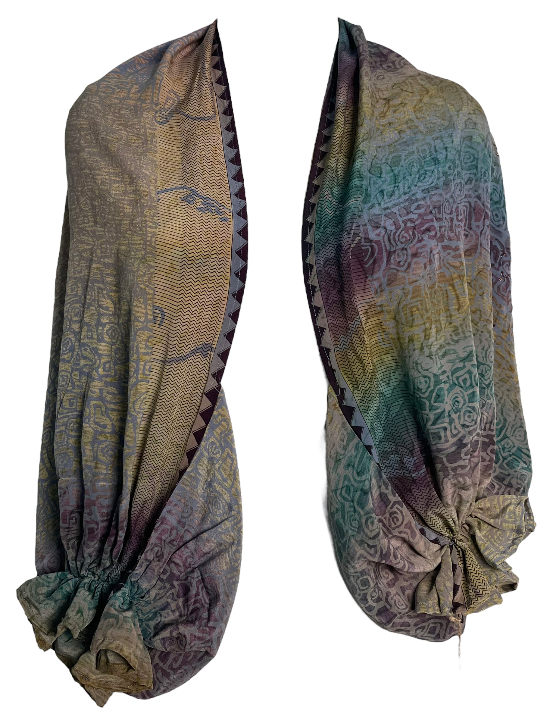 PRC7495 Avatar Pure Silk Kimono-Sleeved Jacket with Belt