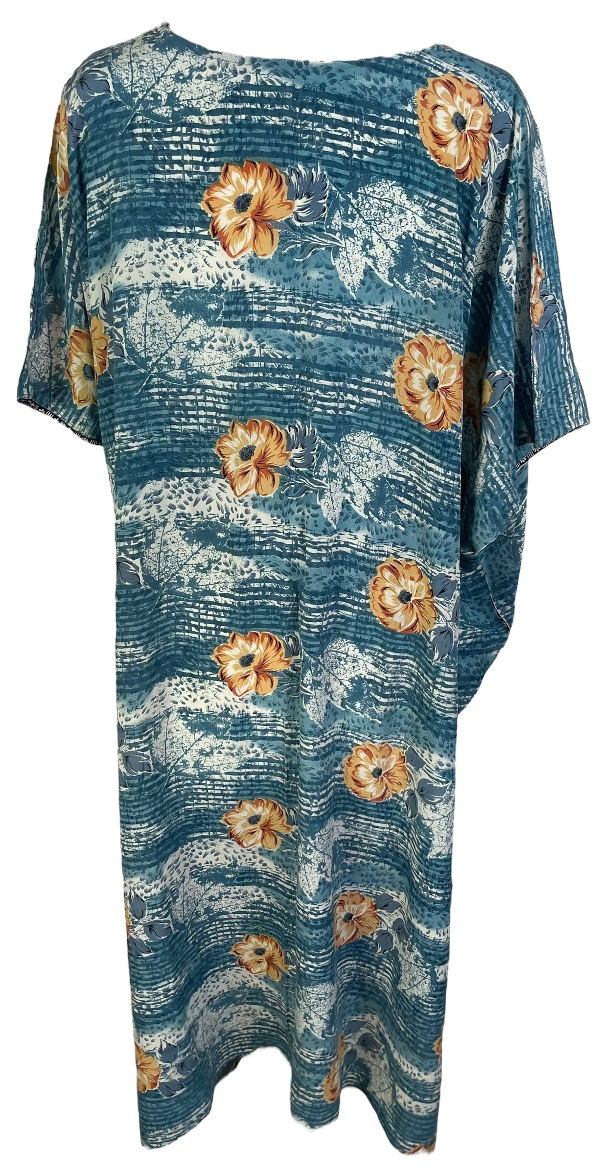 PRC6777 Wabi Sabi Pure Silk Maxi Kaftan